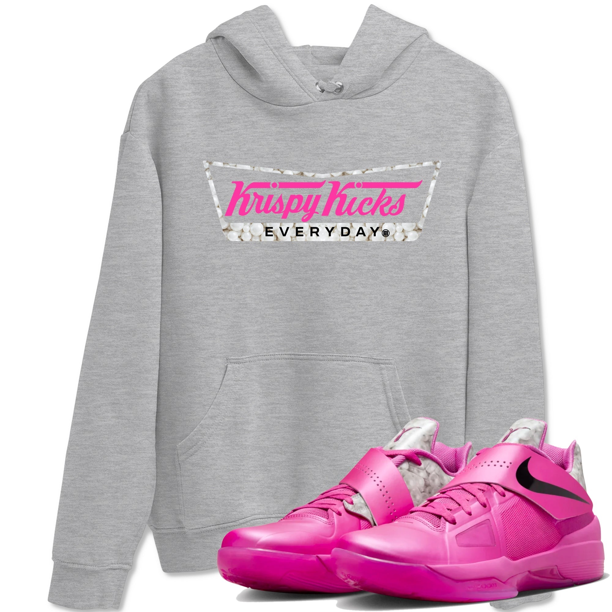 Krispy Kicks snkmatch Tees - Nike KD 4 Aunt Pearl