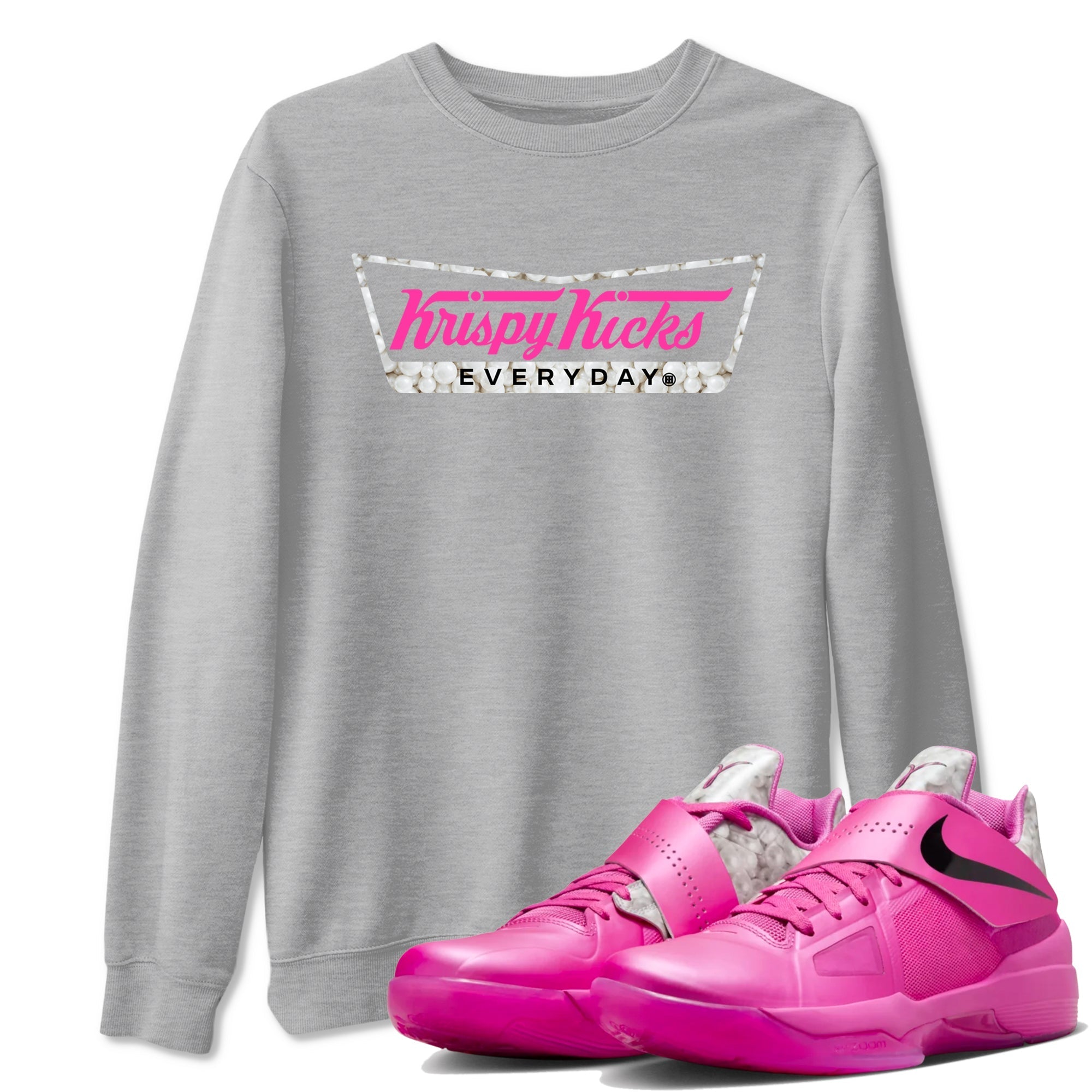 Krispy Kicks snkmatch Tees - Nike KD 4 Aunt Pearl