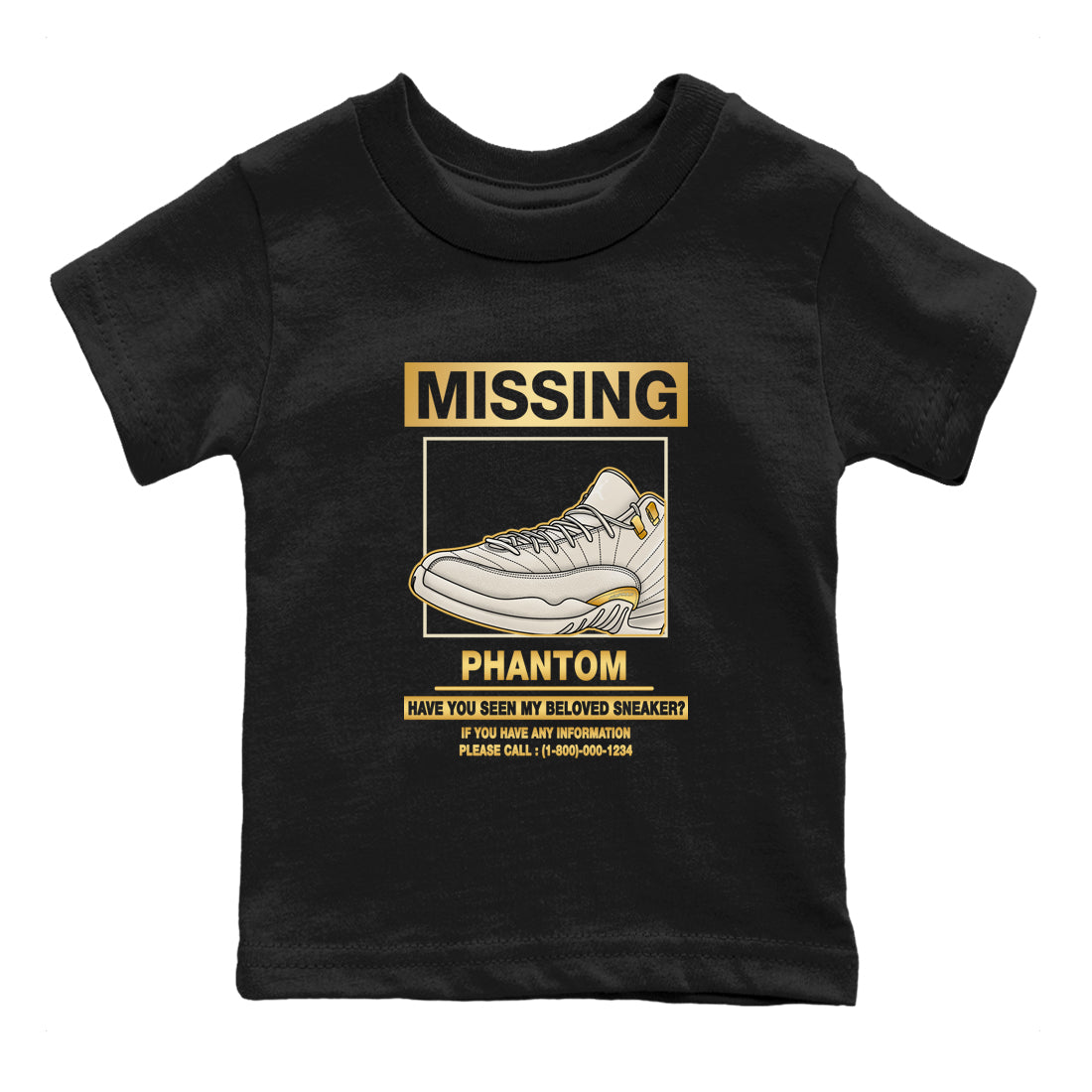 Missing snkmatch snkmatch Tees Kids - Air Jordan 12 Phantom