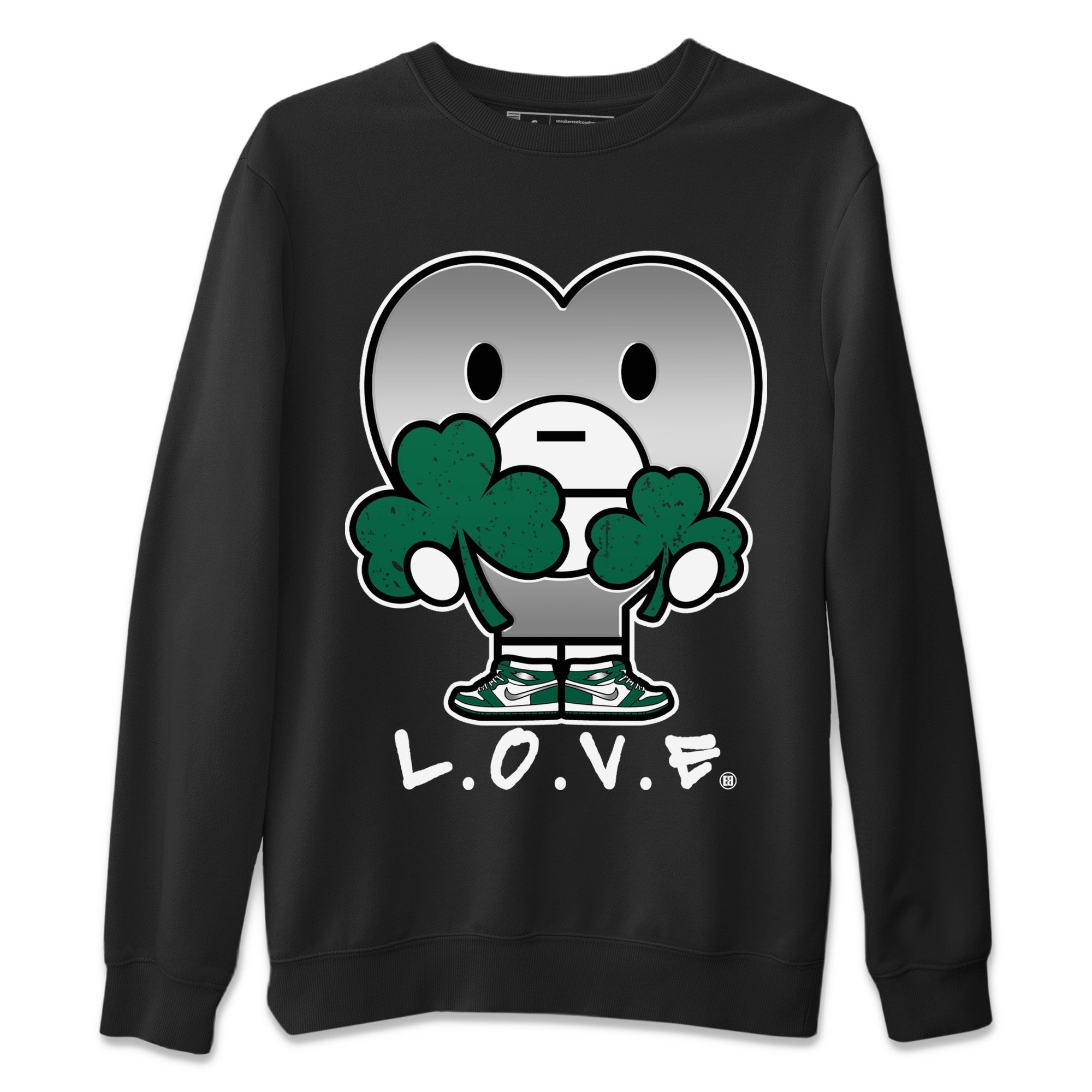 L.O.V.E Unisex Tops - Air Jordan 1 Gorge Green