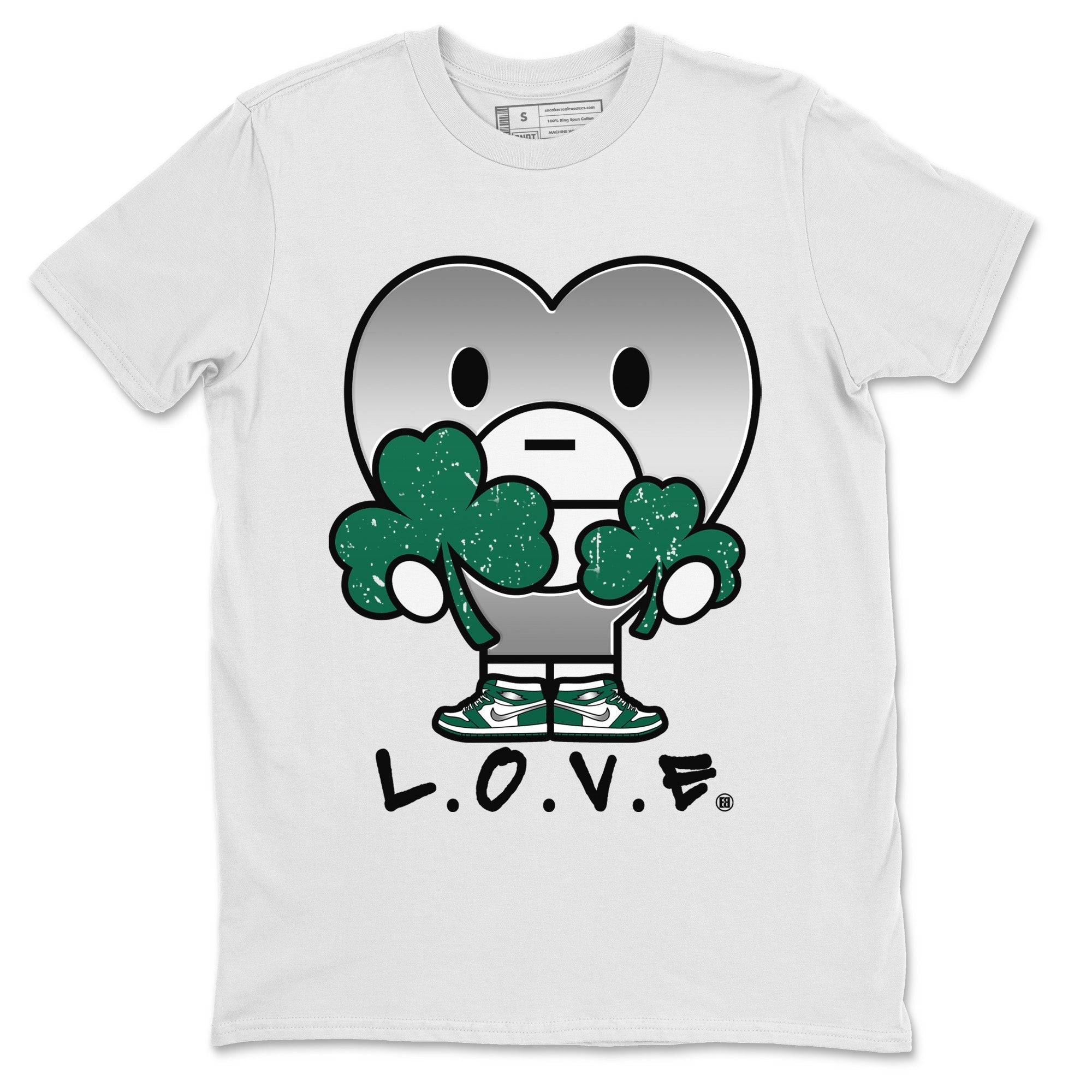 L.O.V.E Unisex Tops - Air Jordan 1 Gorge Green