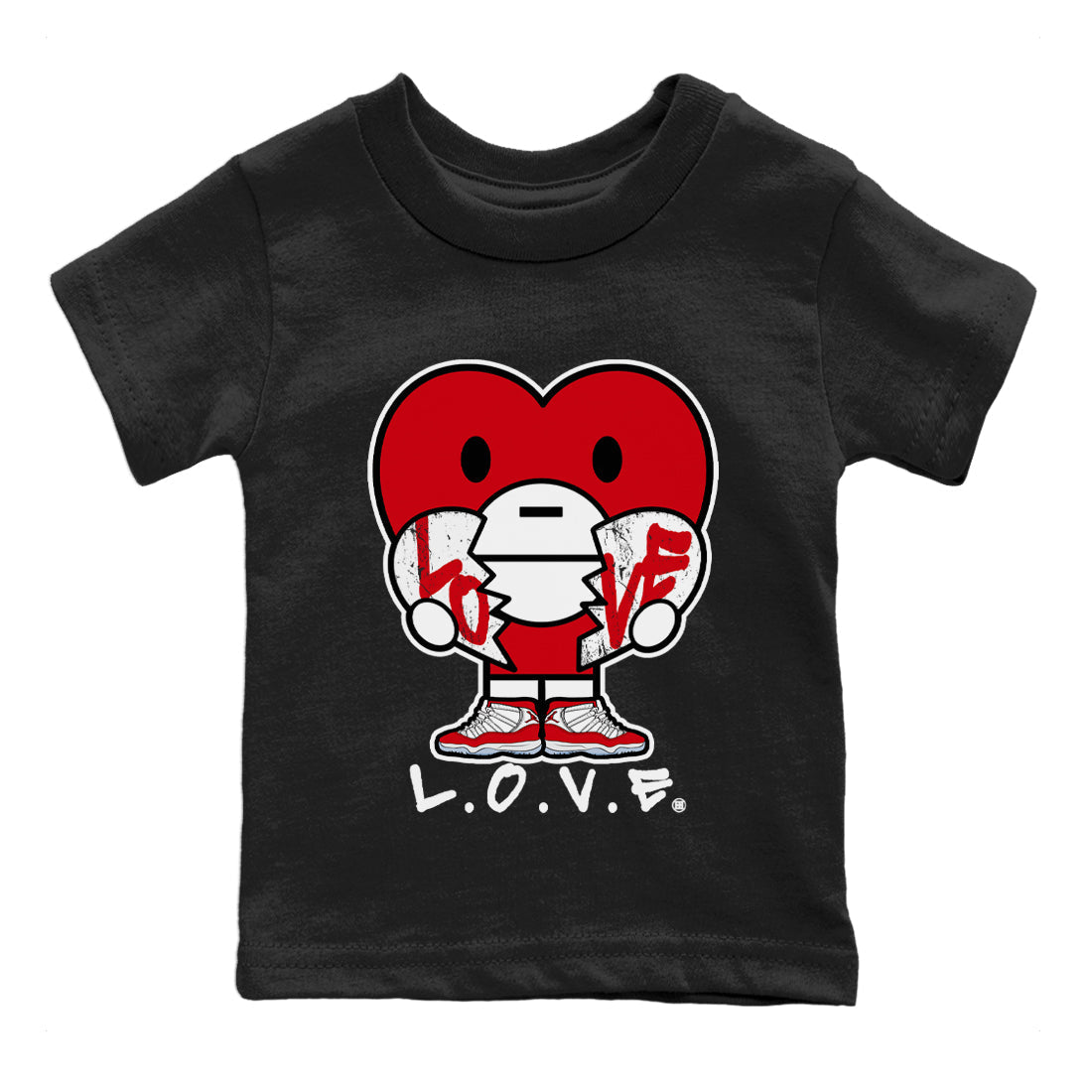 L.O.V.E Kids Tops - Air Jordan 11 Cherry