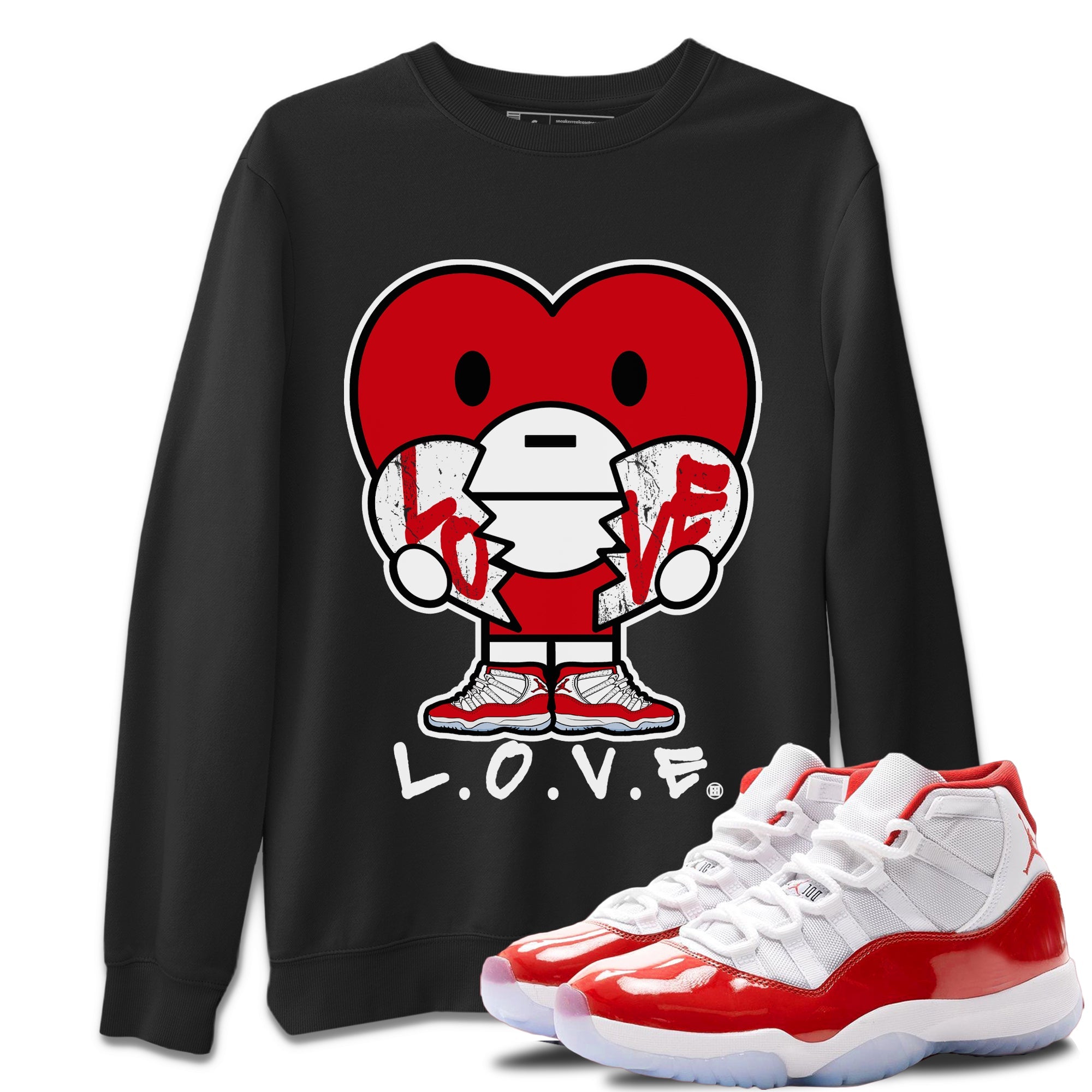 L.O.V.E Unisex Tops - Air Jordan 11 Cherry