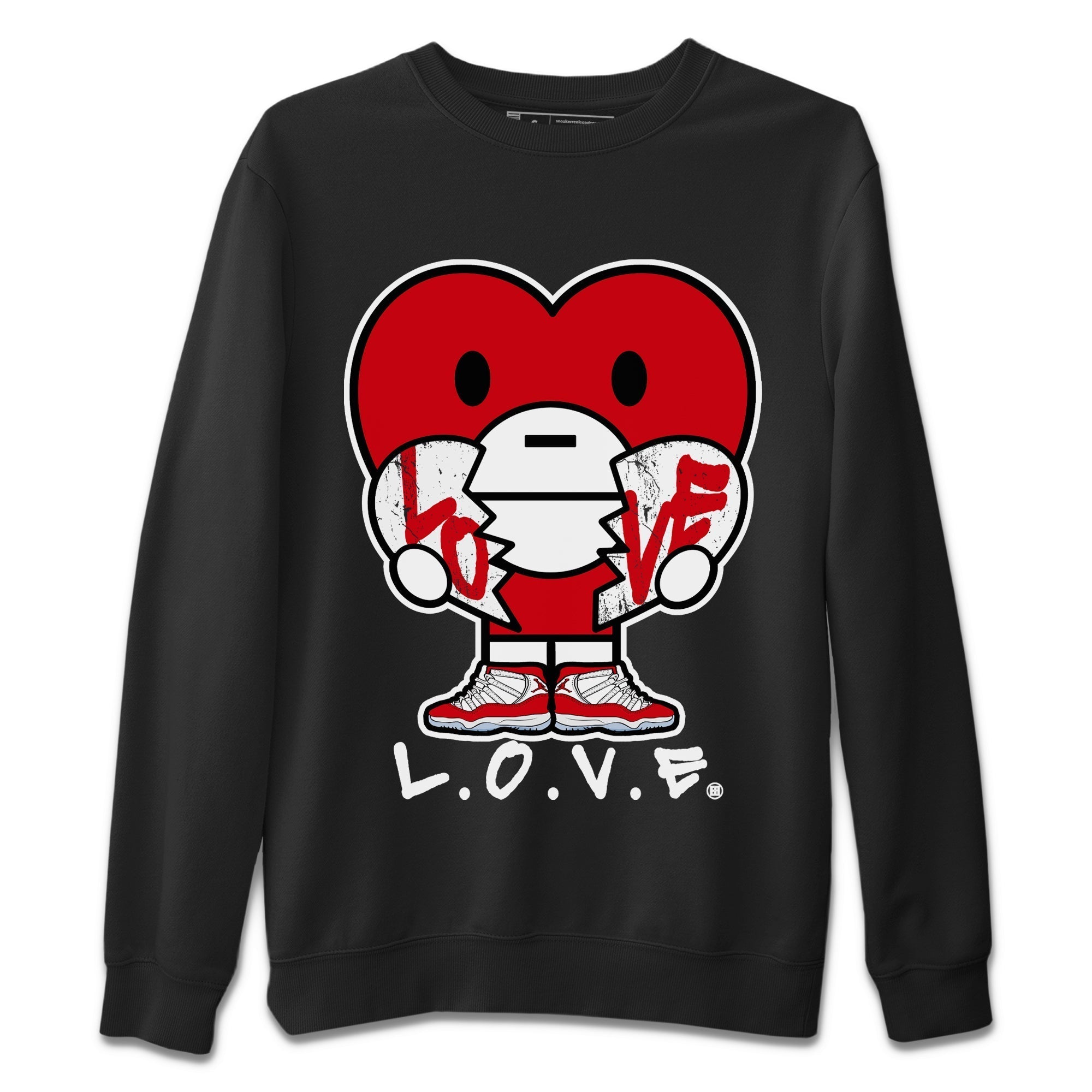 L.O.V.E Unisex Tops - Air Jordan 11 Cherry