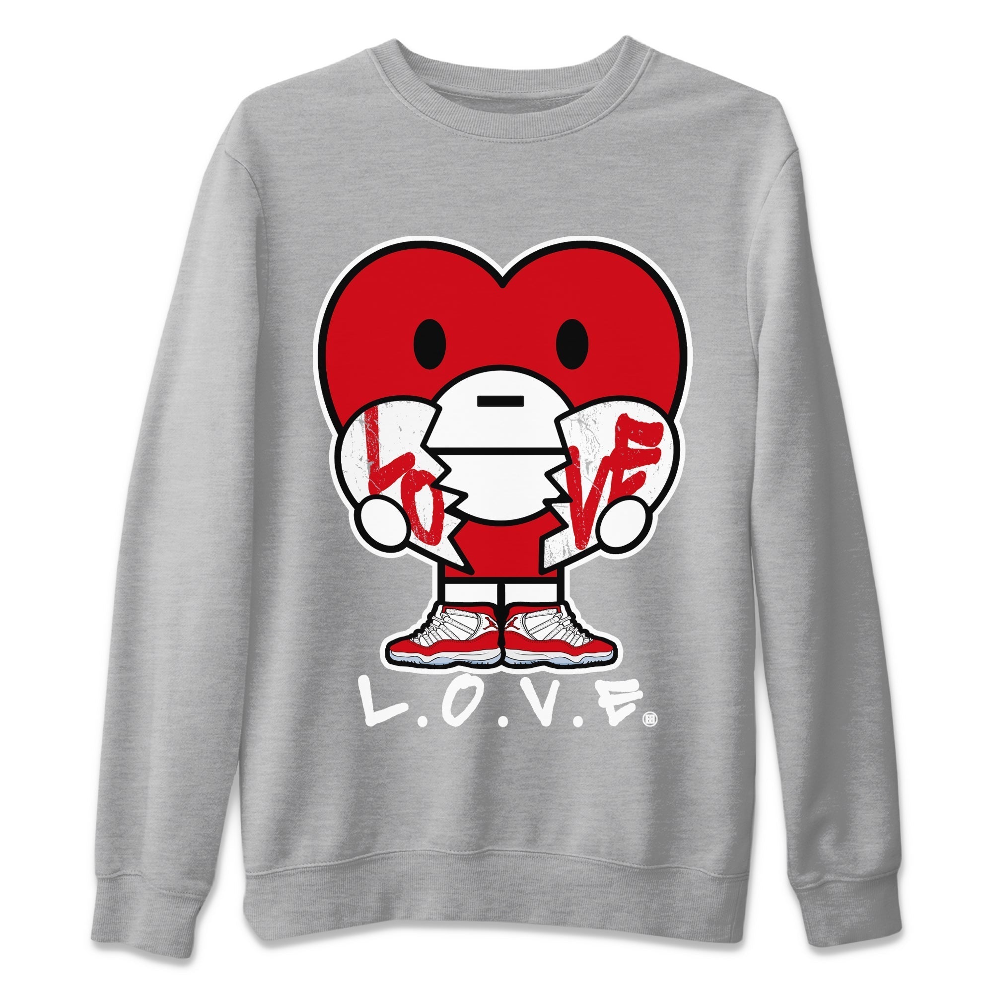 L.O.V.E Unisex Tops - Air Jordan 11 Cherry