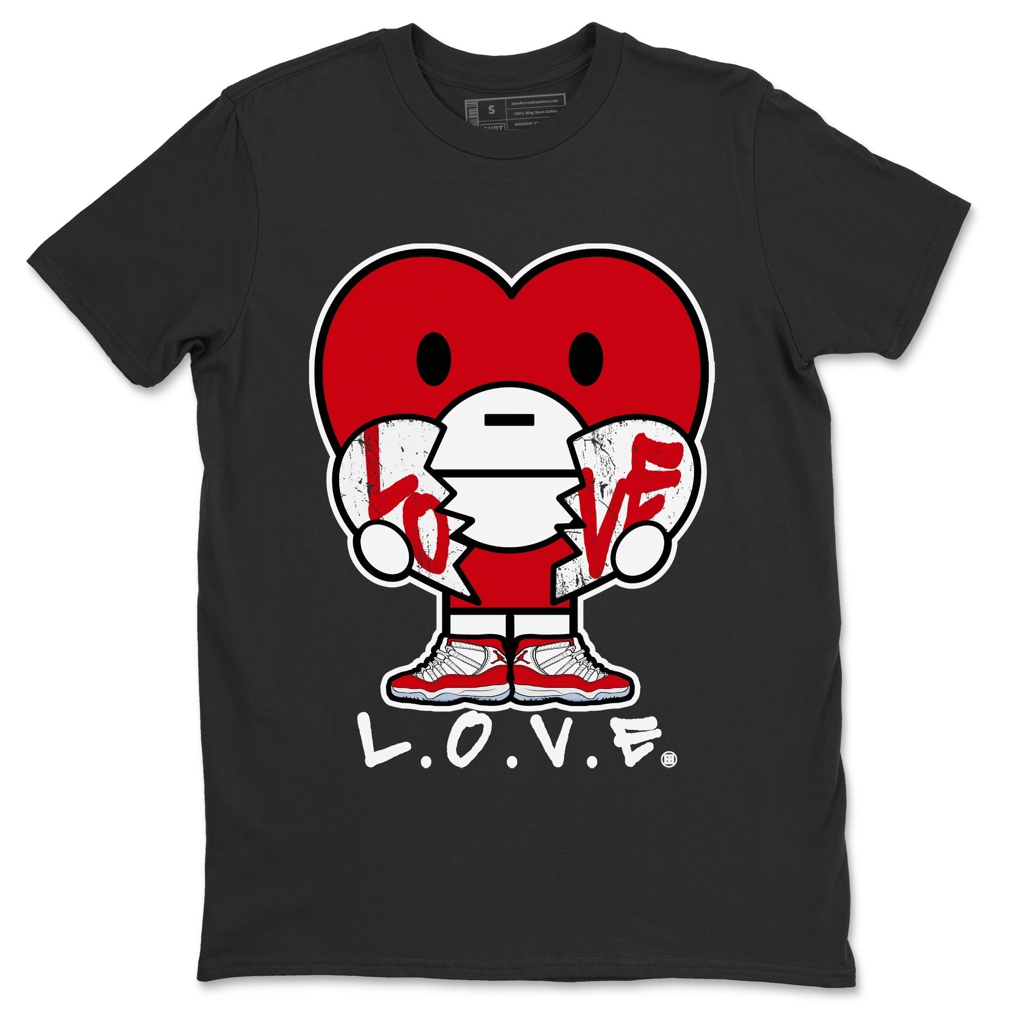 L.O.V.E Unisex Tops - Air Jordan 11 Cherry