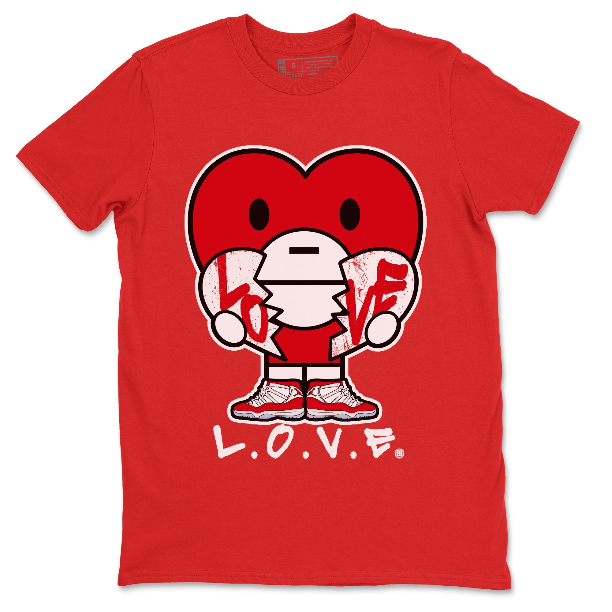 L.O.V.E Unisex Tops - Air Jordan 11 Cherry