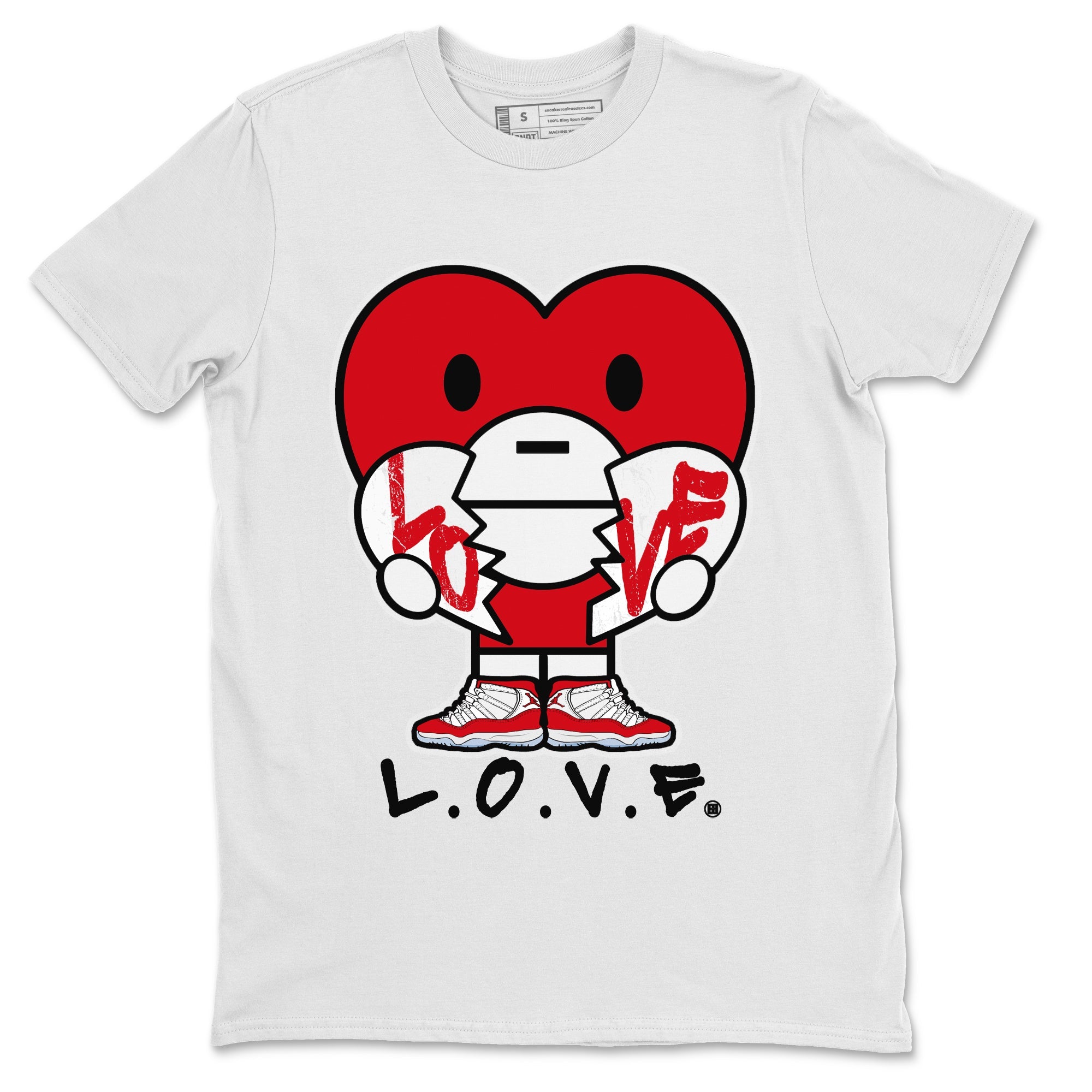 L.O.V.E Unisex Tops - Air Jordan 11 Cherry