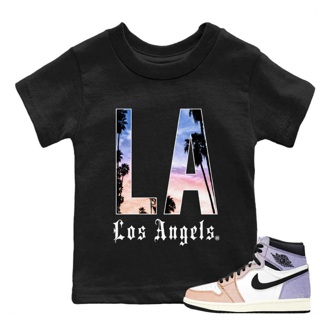 LA Los Angeles Kids Tops - Air Jordan 1 Skyline