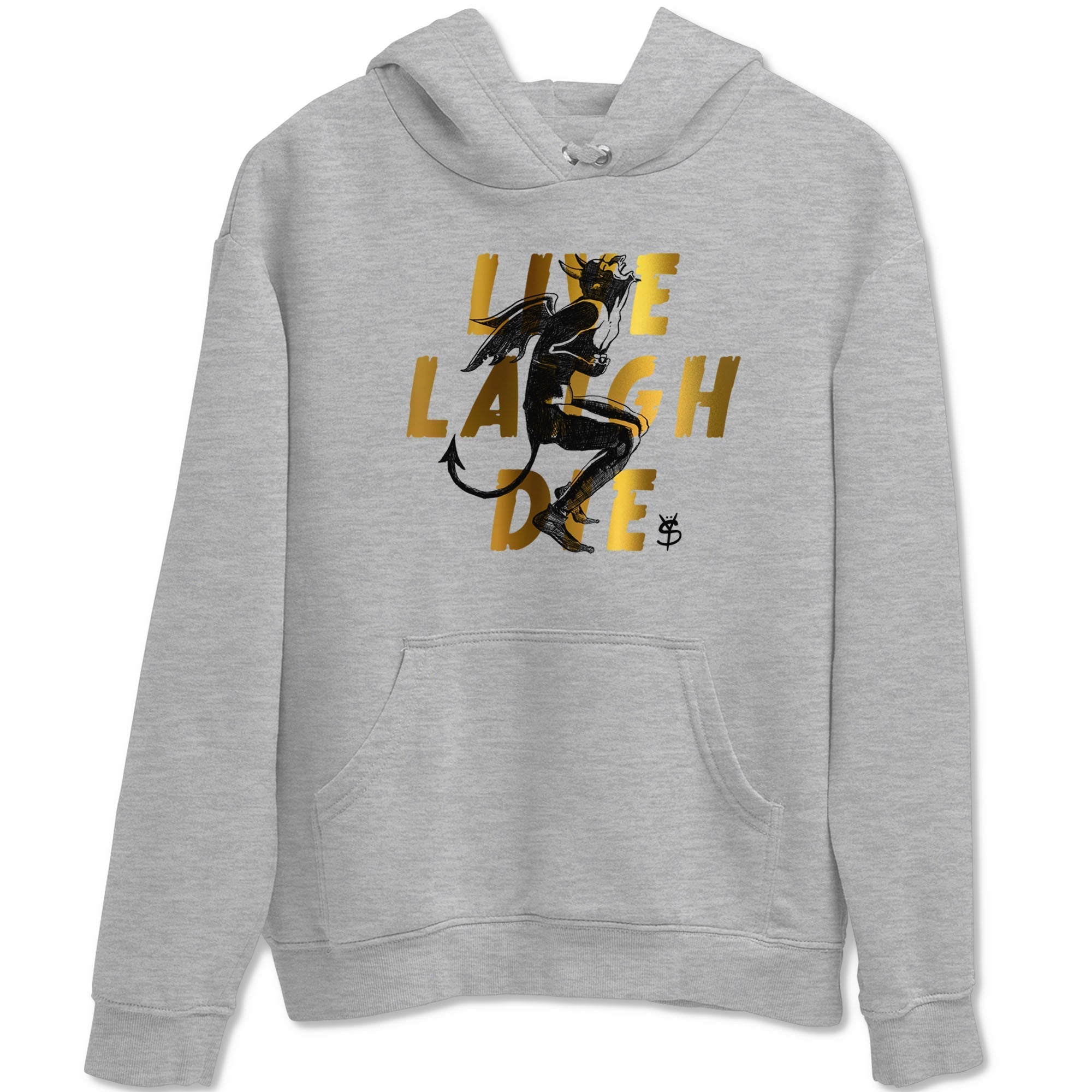 Laughing Devil snkmatch Tees - Air Jordan 1 Black Metallic Gold