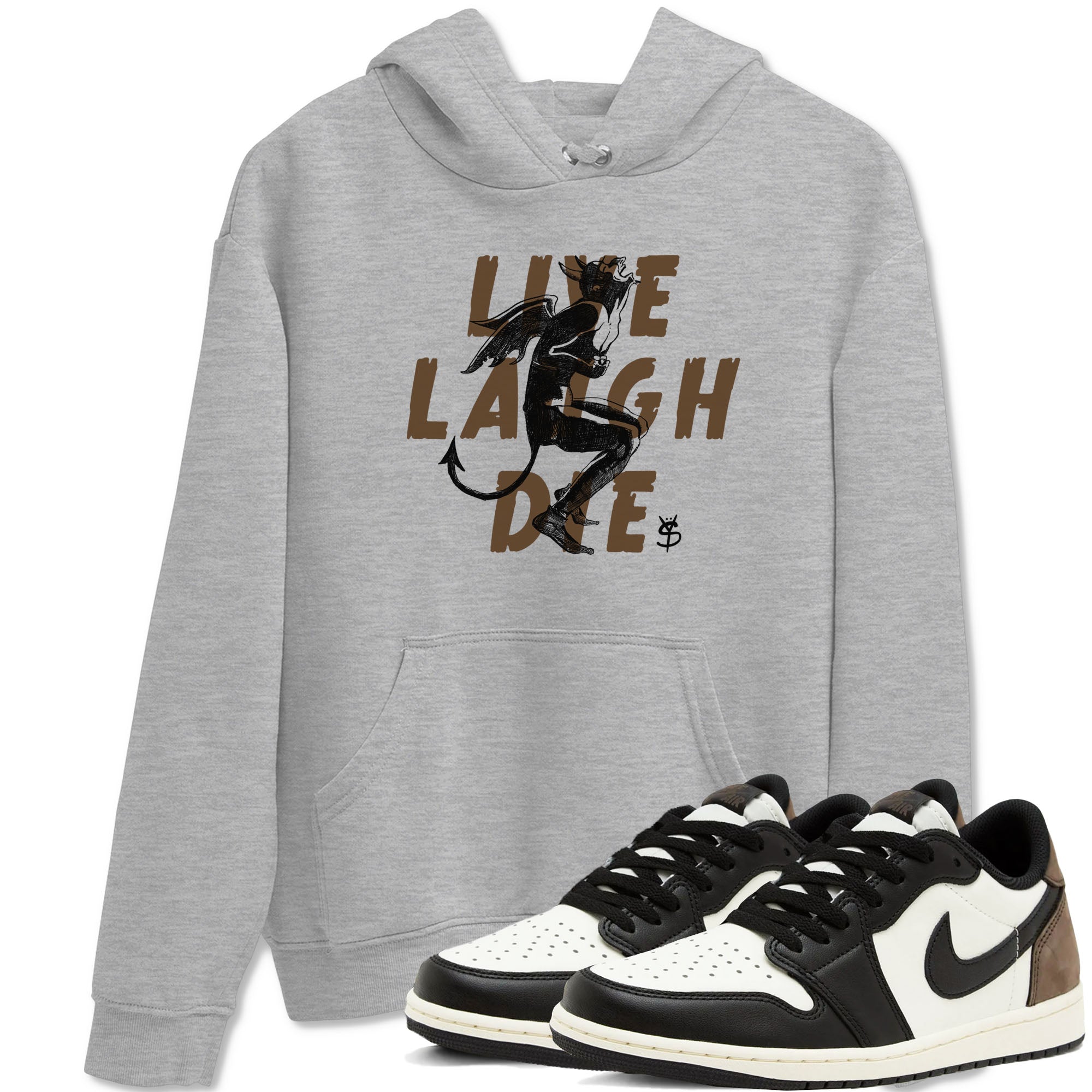 Laughing Devil snkmatch Tees - Air Jordan 1 Mocha