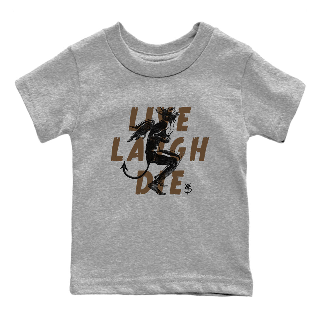 Laughing Devil snkmatch Tees Kids - Air Jordan 1 Mocha