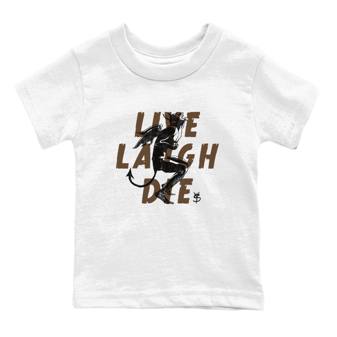 Laughing Devil snkmatch Tees Kids - Air Jordan 1 Mocha