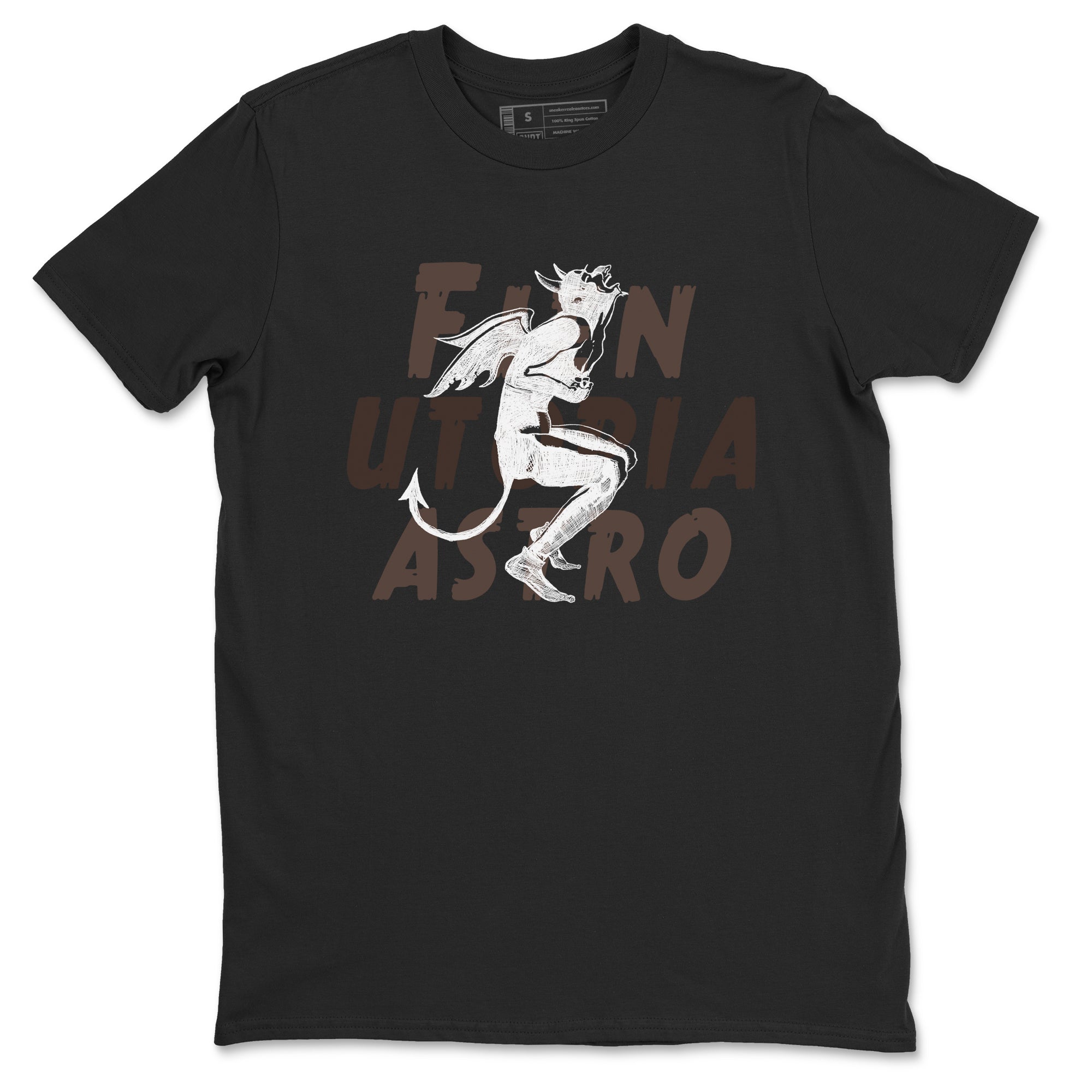 Laughing Devil snkmatch Tees - Air Jordan 1 Travis Scott Velvet Brown