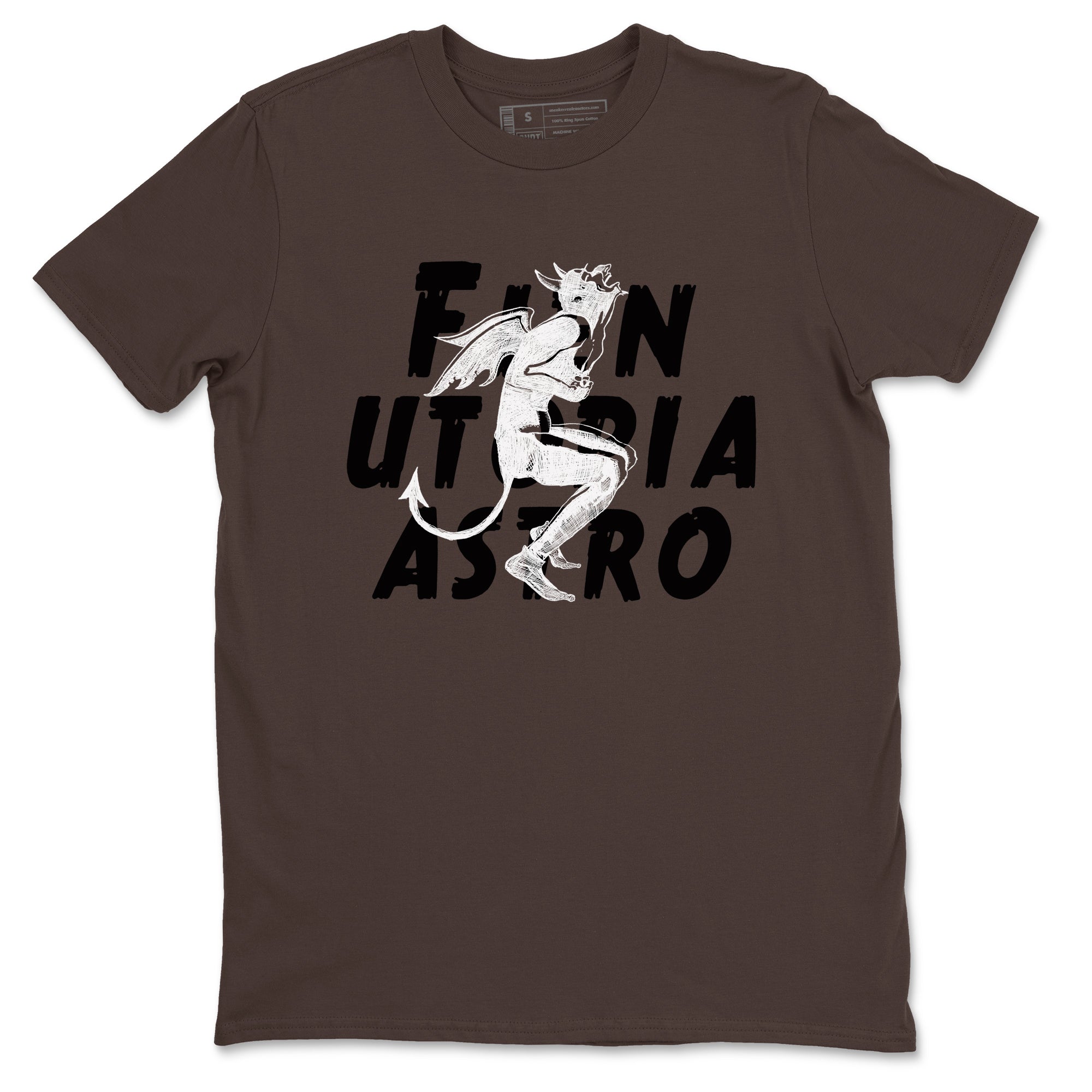 Laughing Devil snkmatch Tees - Air Jordan 1 Travis Scott Velvet Brown