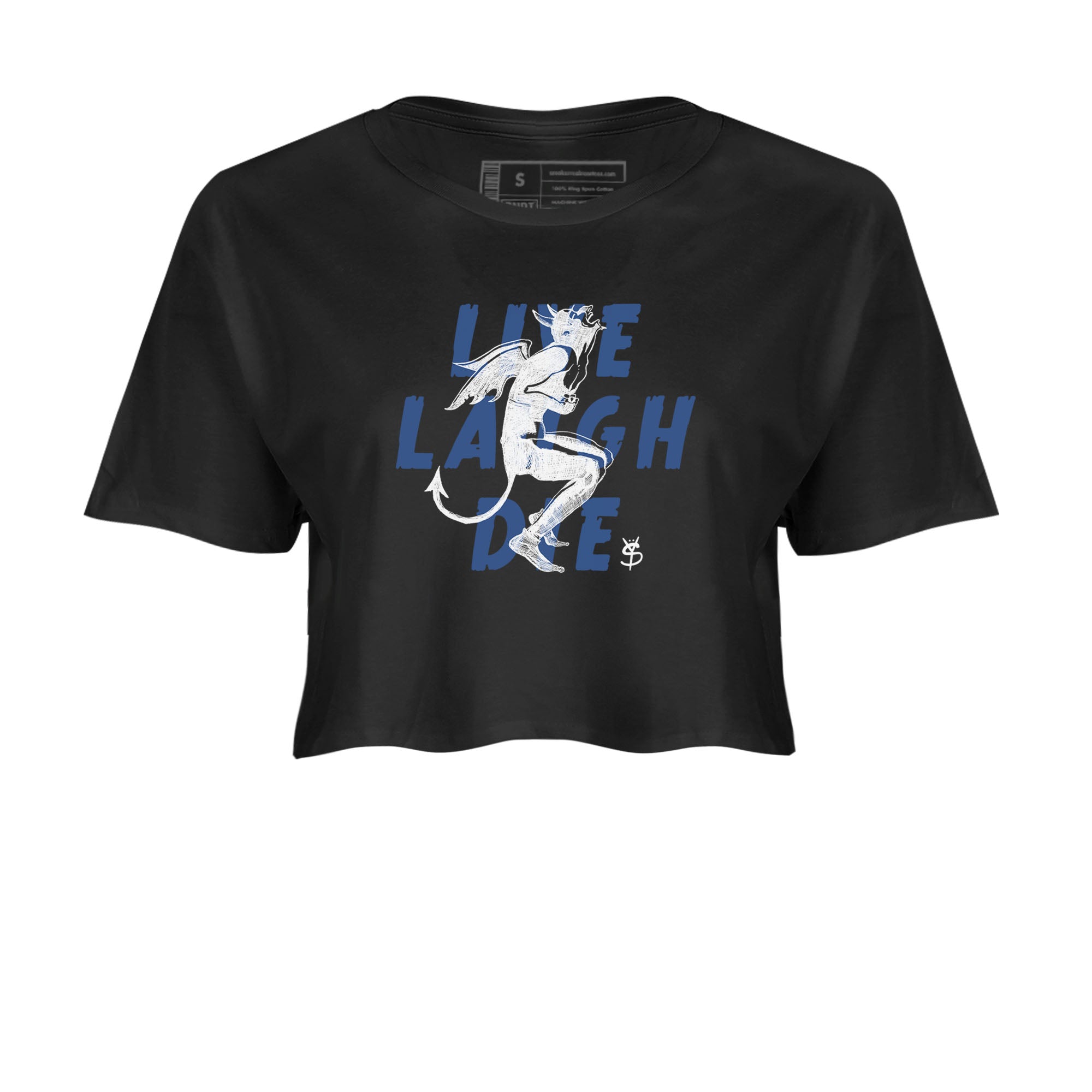 Laughing Devil snkmatch Women's Top - Air Jordan 11 Diffused Blue