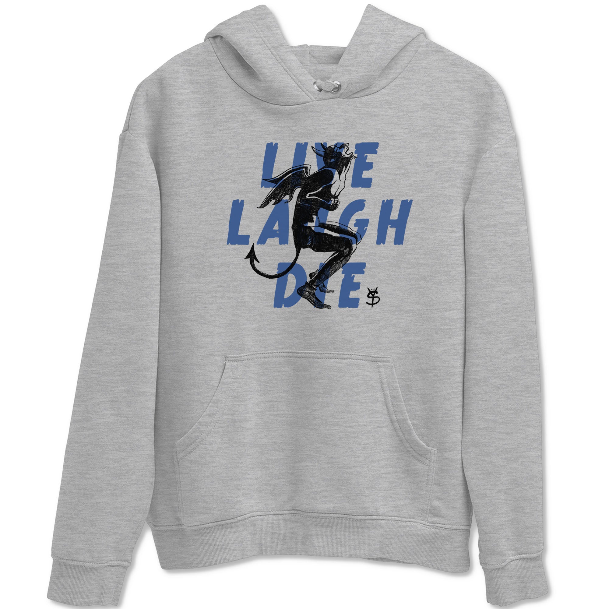 Laughing Devil snkmatch Tees - Air Jordan 11 Diffused Blue