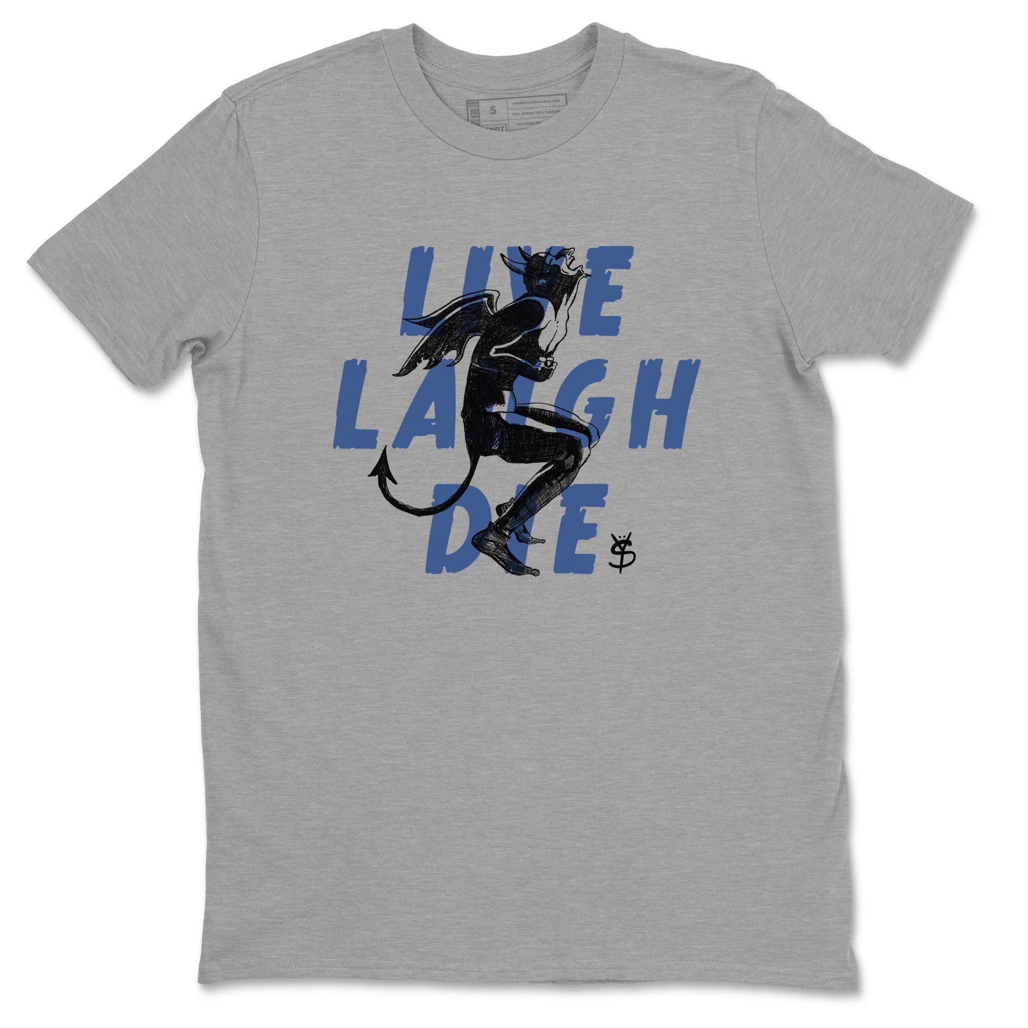 Laughing Devil snkmatch Tees - Air Jordan 11 Diffused Blue