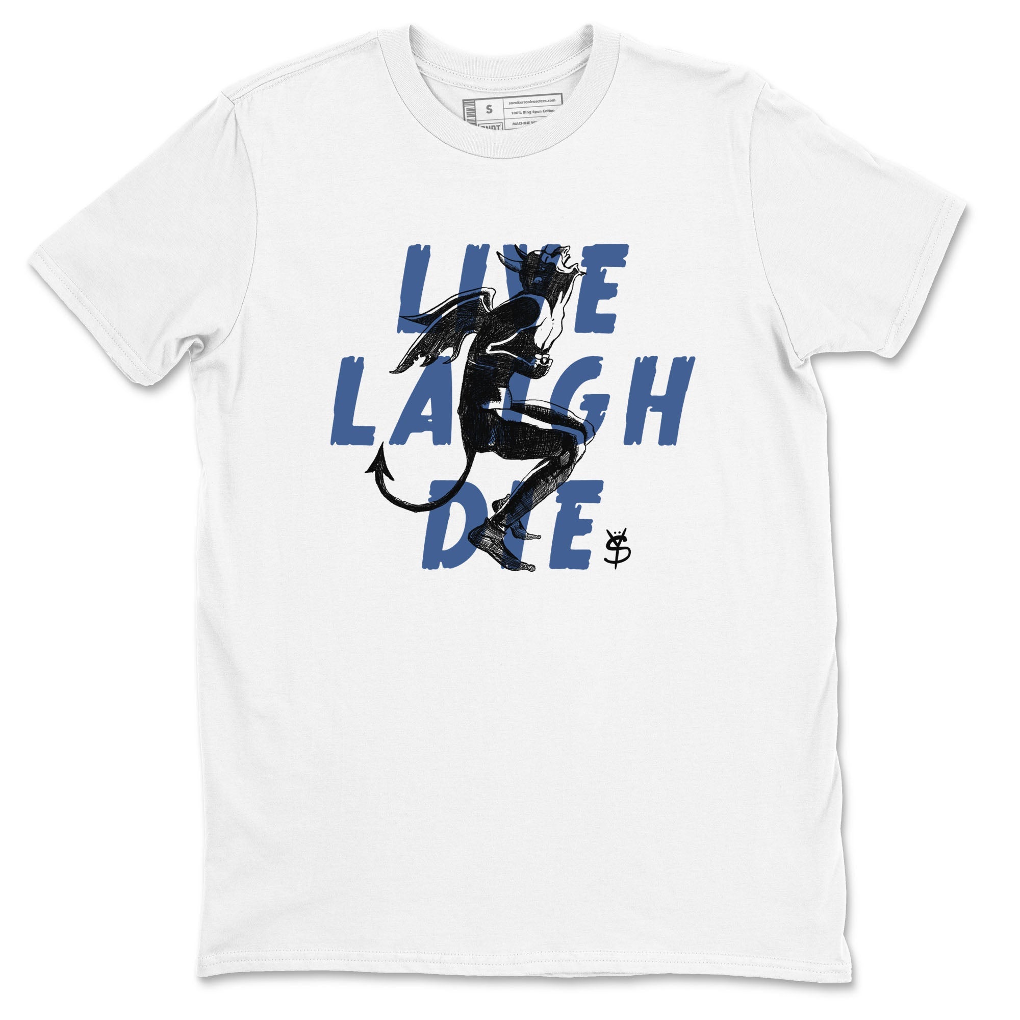 Laughing Devil snkmatch Tees - Air Jordan 11 Diffused Blue
