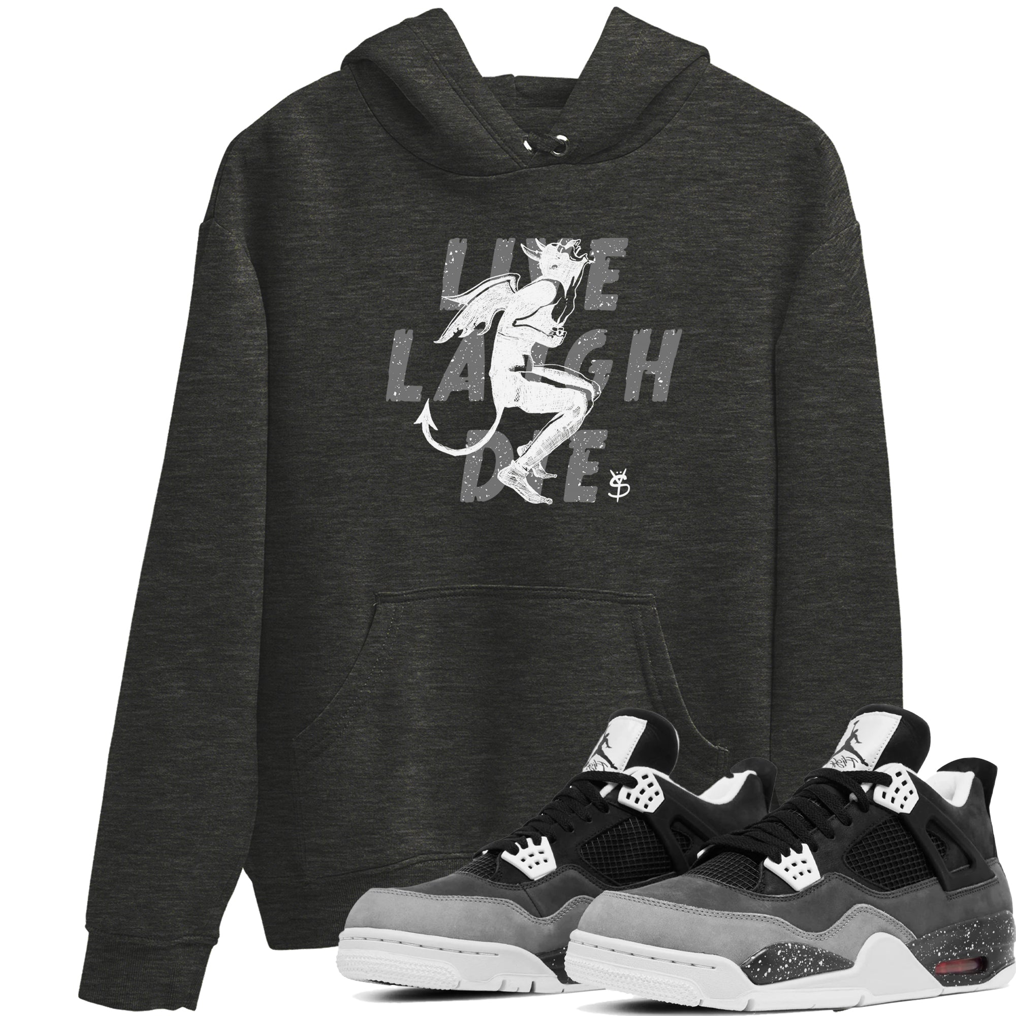 Laughing Devil snkmatch Tees - Air Jordan 4 Fear