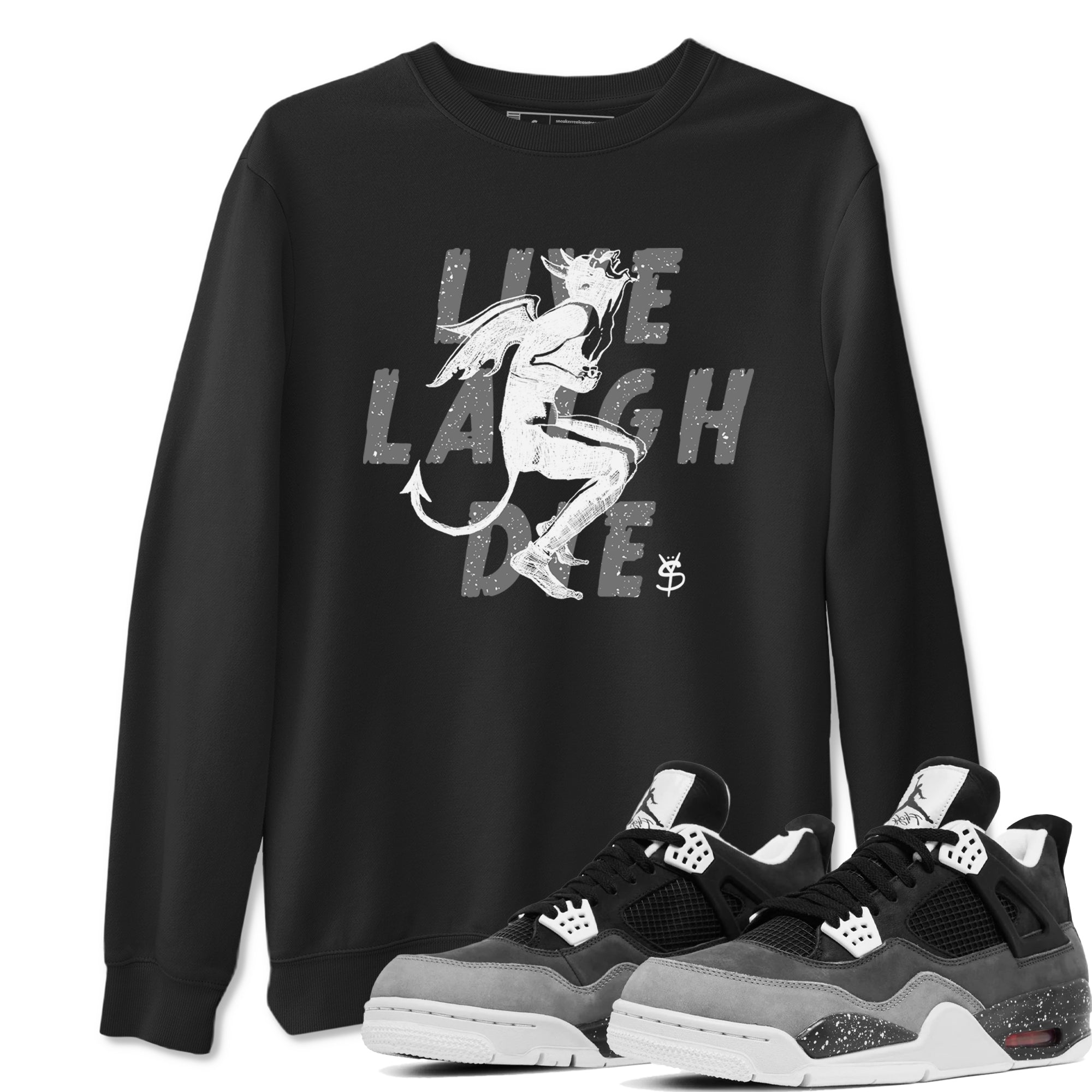 Laughing Devil snkmatch Tees - Air Jordan 4 Fear