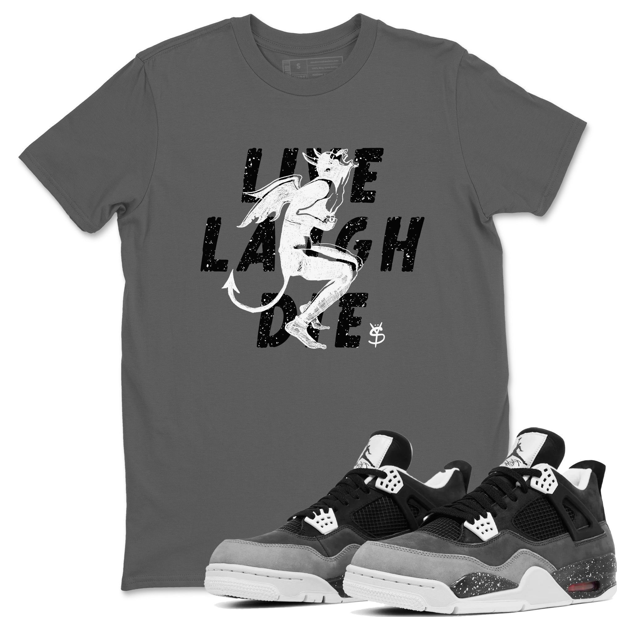 Laughing Devil snkmatch Tees - Air Jordan 4 Fear