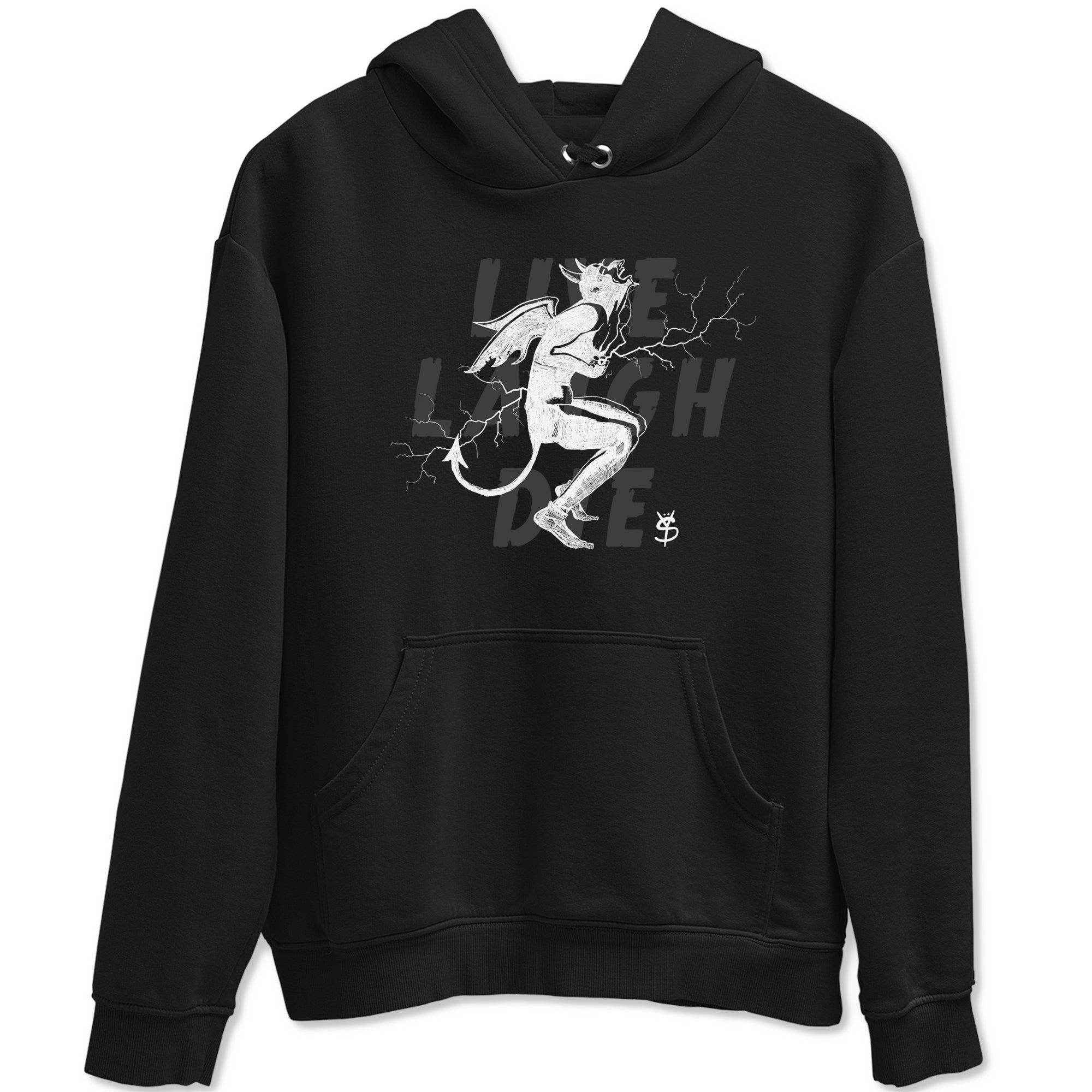 Laughing Devil snkmatch Tees - Air Jordan 4 White Thunder