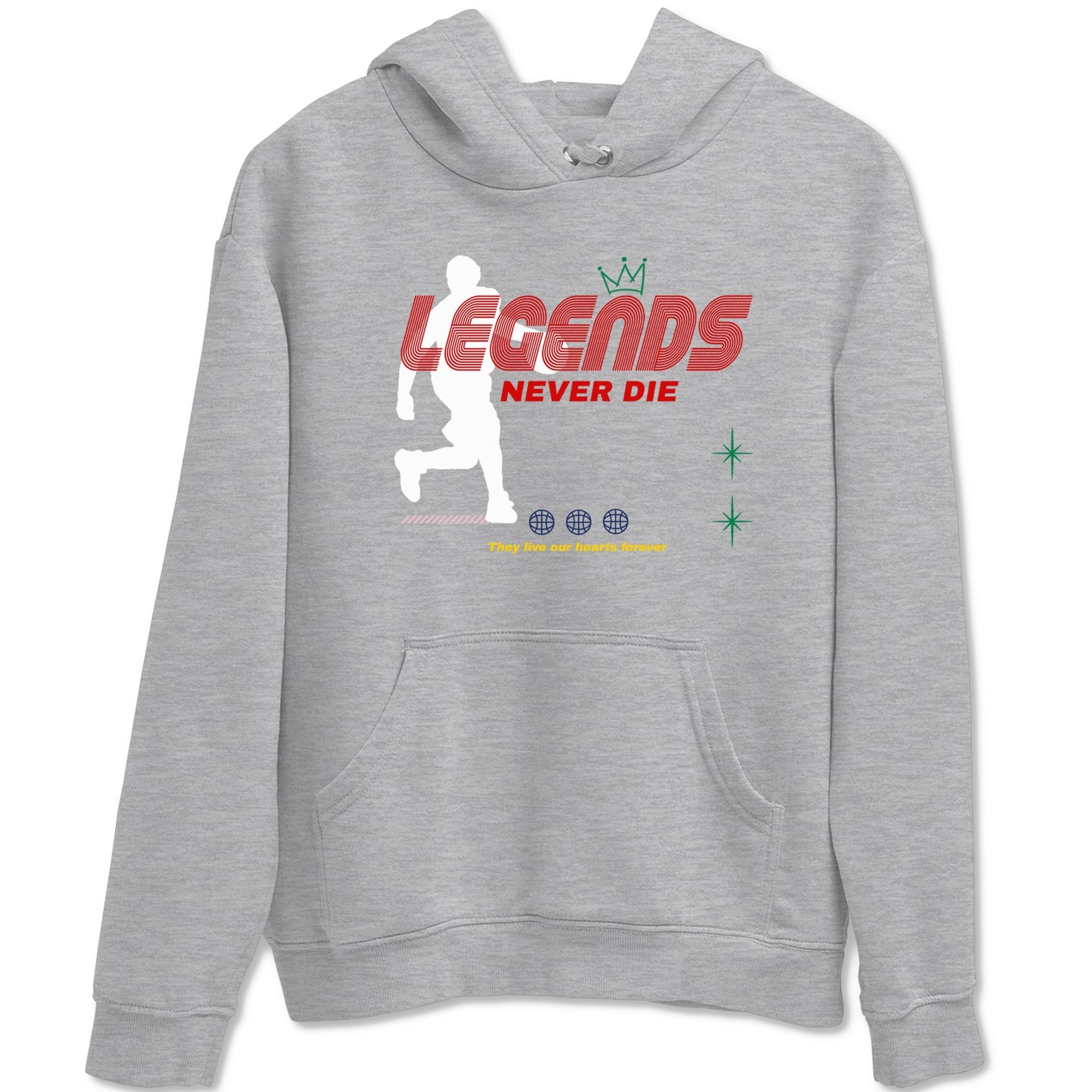 Legends Never Die snkmatch Tees - Air Force 3 Blue Void and Tour Yellow