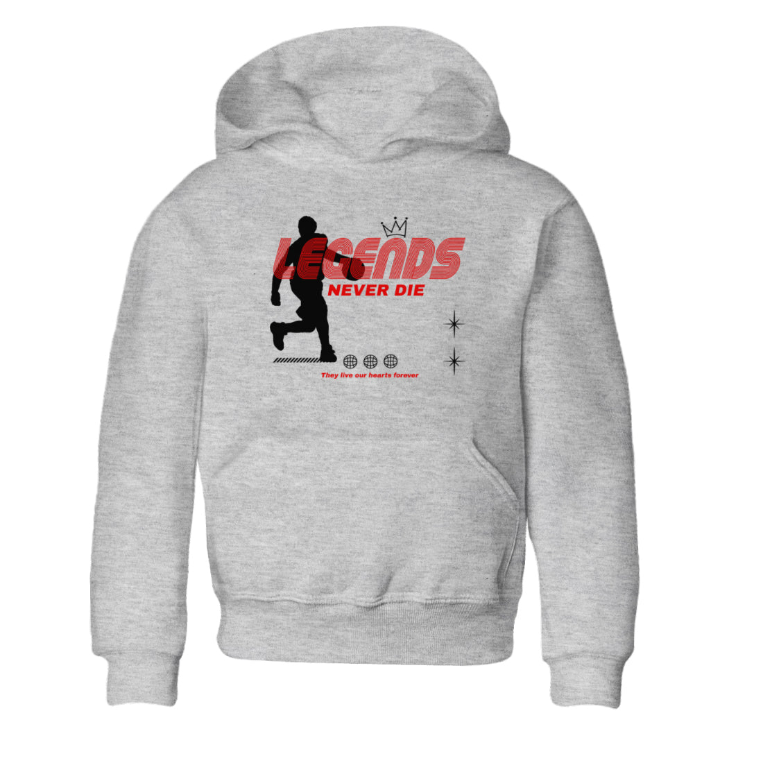 Legends Never Die snkmatch Tees Kids - Air Jordan 1 Black Toe Reimagined
