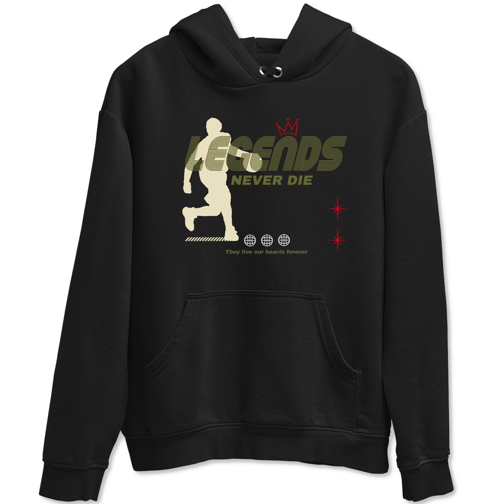 Legends Never Die snkmatch Tees - Air Jordan 1 Travis Scott Medium Olive