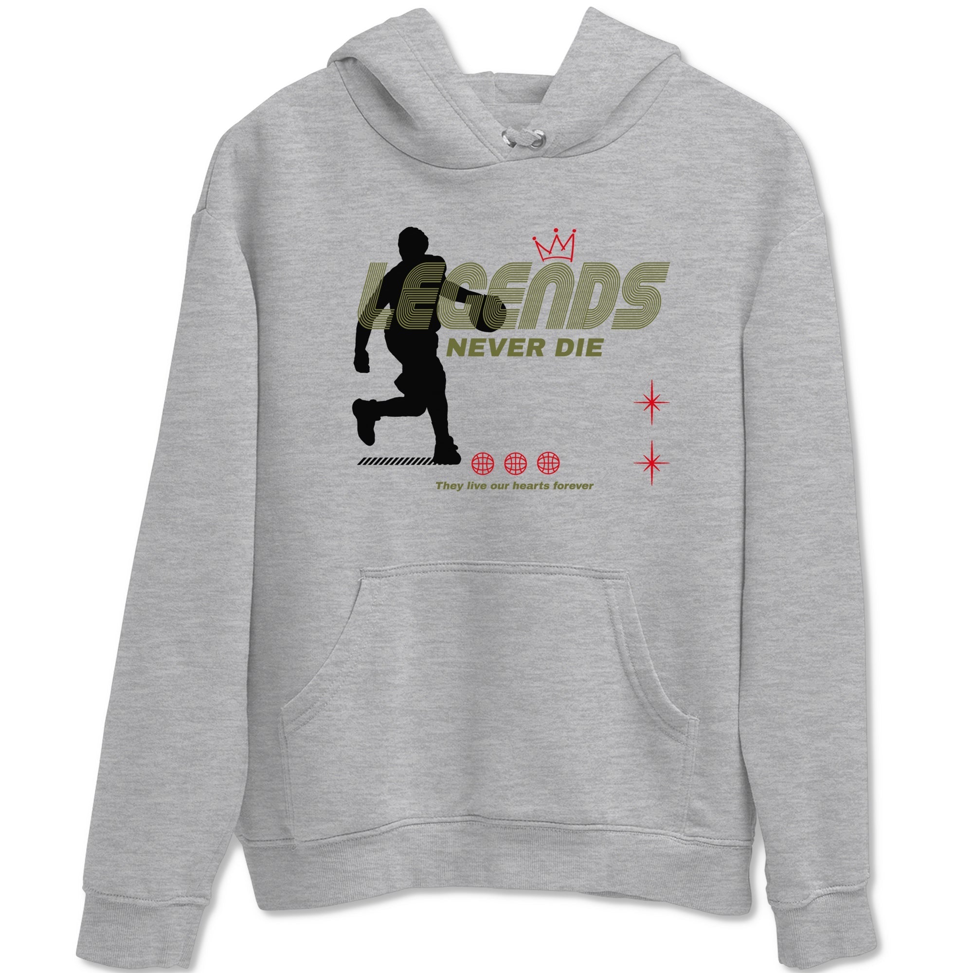 Legends Never Die snkmatch Tees - Air Jordan 1 Travis Scott Medium Olive