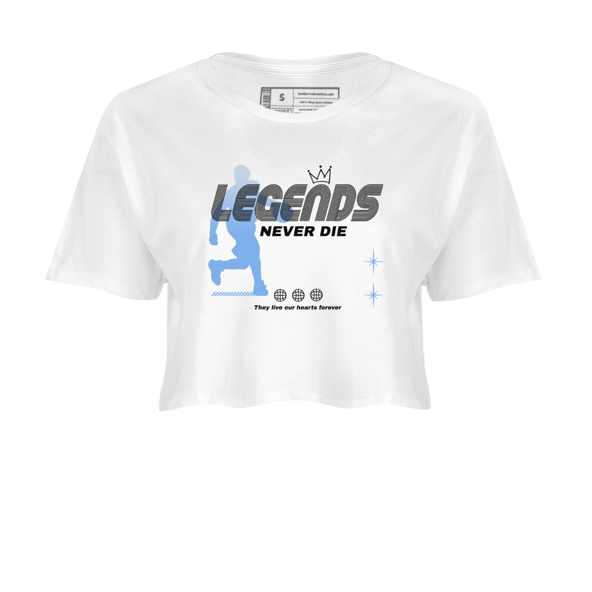 Legends Never Die snkmatch Women's Top - Air Jordan 11 Legend Blue