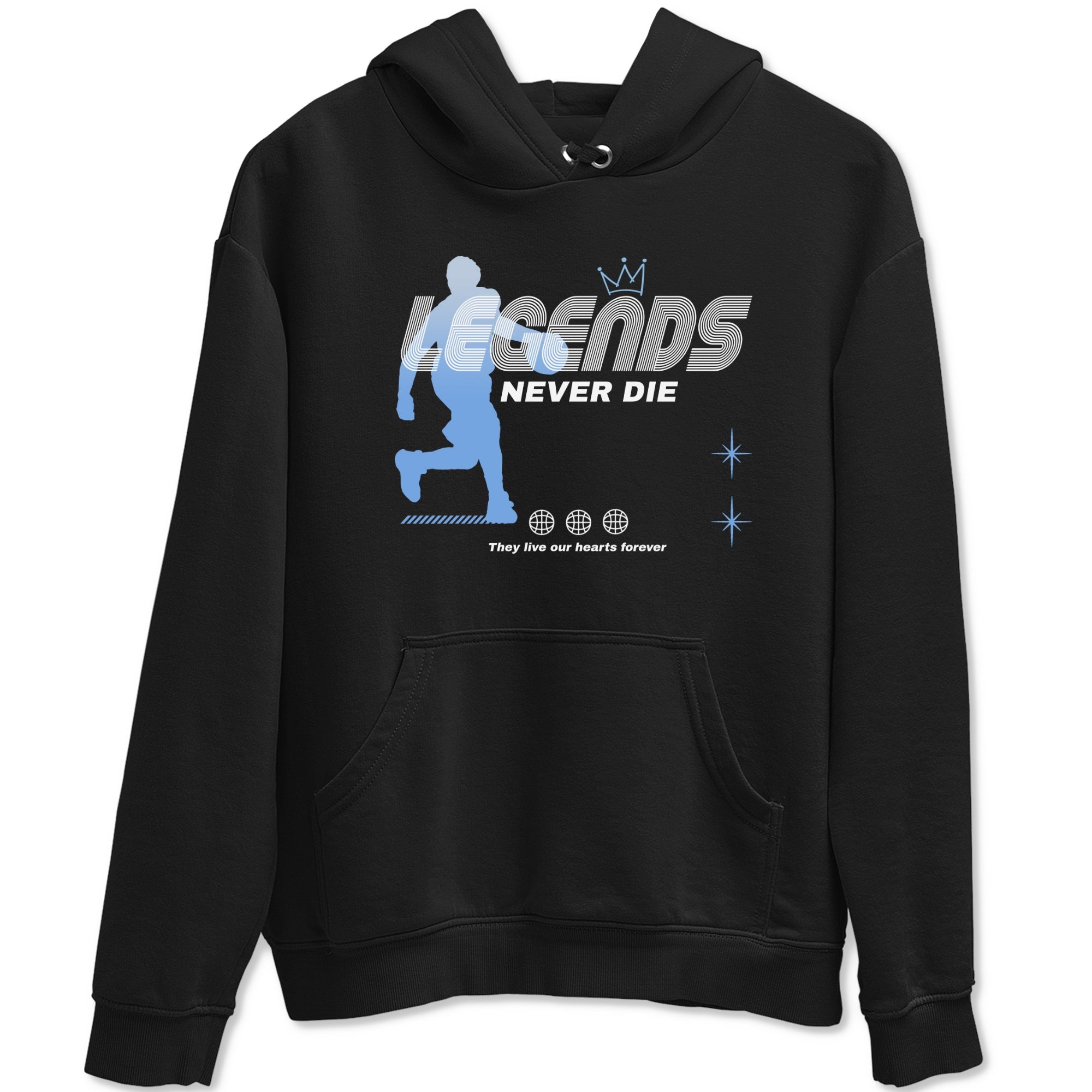 Legends Never Die snkmatch Tees - Air Jordan 11 Legend Blue