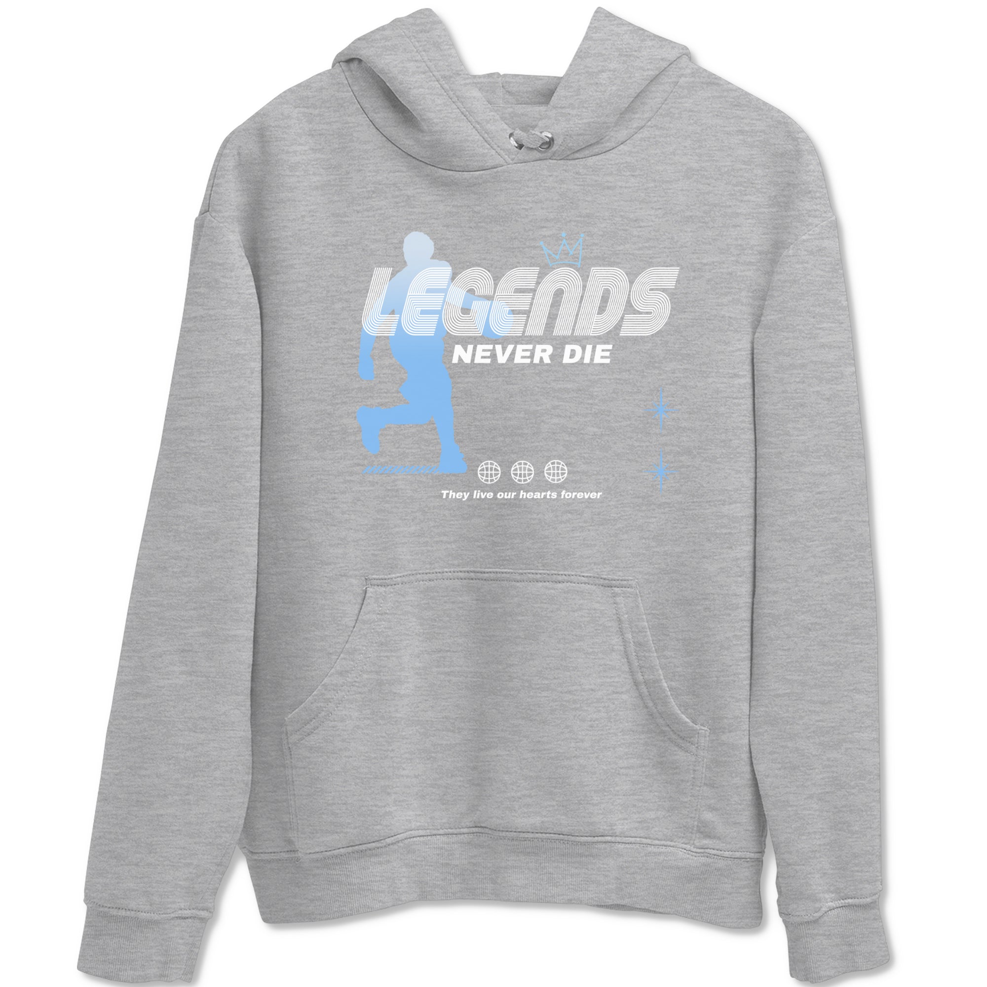 Legends Never Die snkmatch Tees - Air Jordan 11 Legend Blue