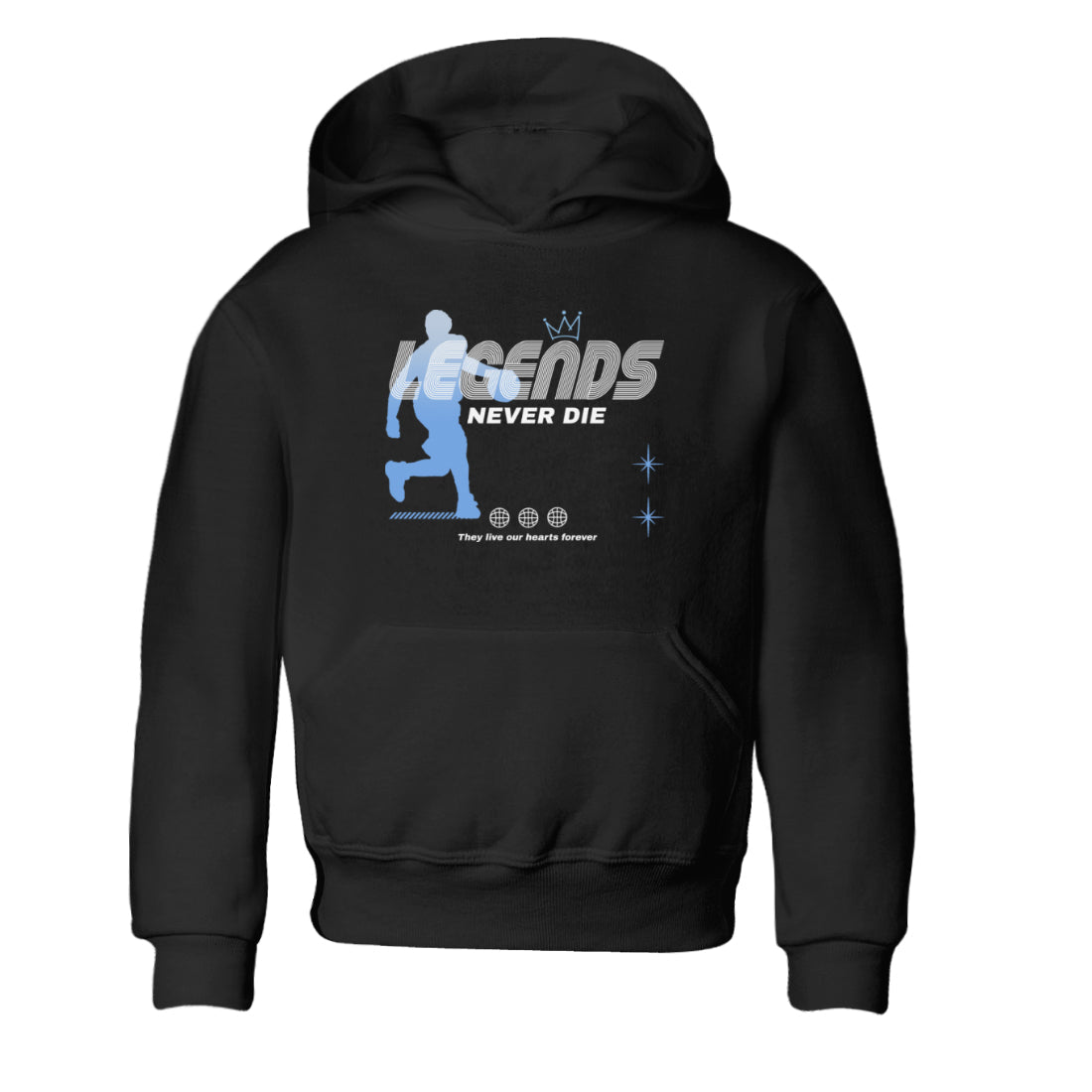 Legends Never Die snkmatch Tees Kids - Air Jordan 11 Legend Blue
