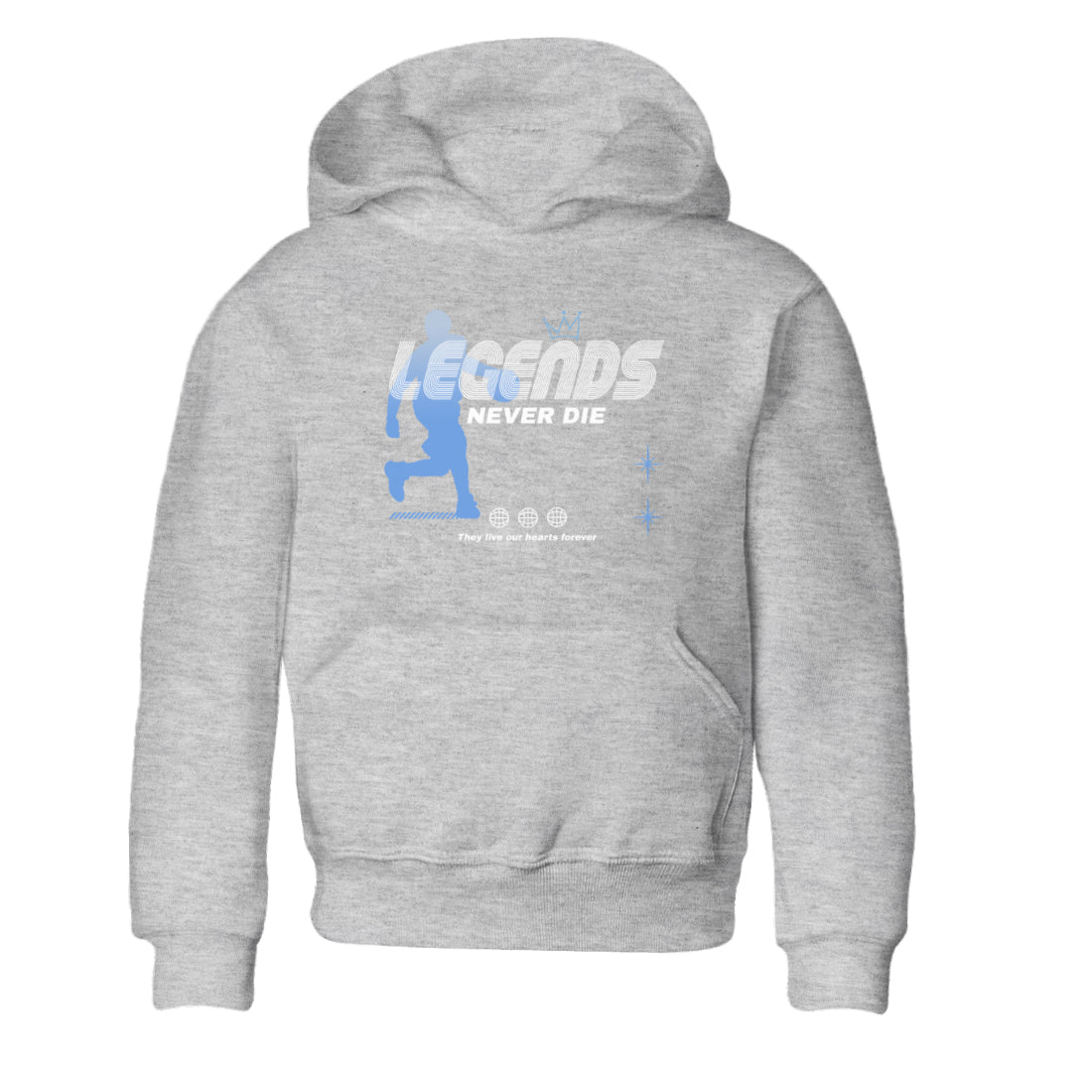 Legends Never Die snkmatch Tees Kids - Air Jordan 11 Legend Blue