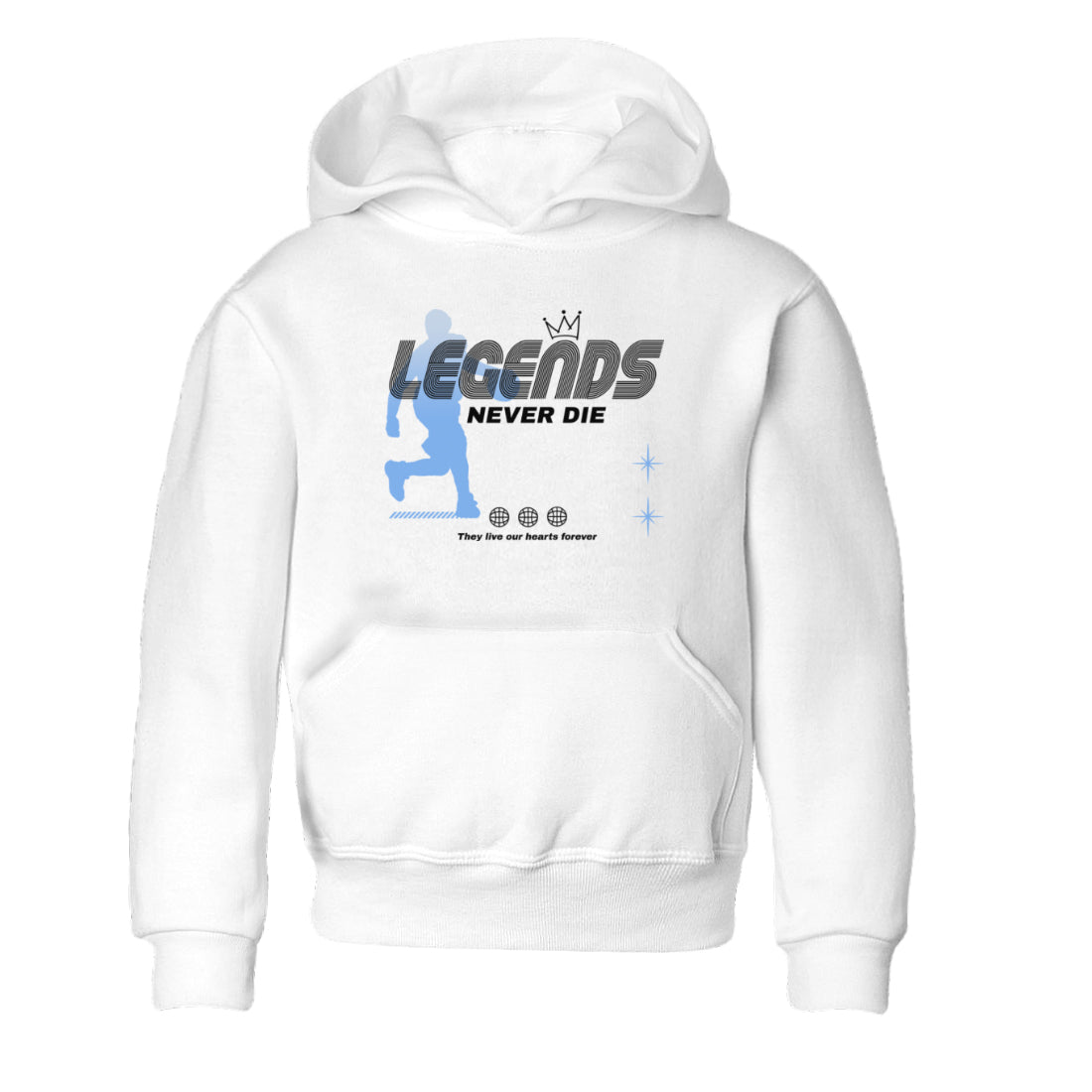 Legends Never Die snkmatch Tees Kids - Air Jordan 11 Legend Blue