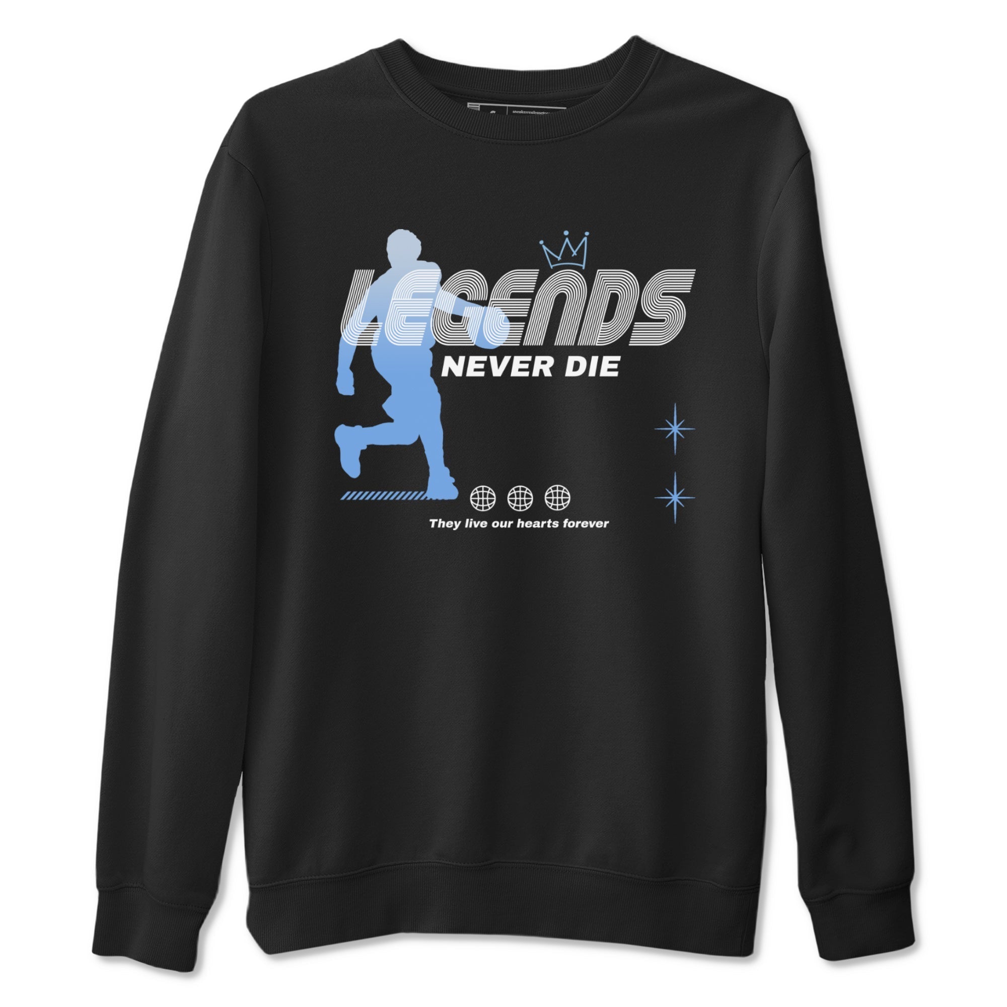 Legends Never Die snkmatch Tees - Air Jordan 11 Legend Blue