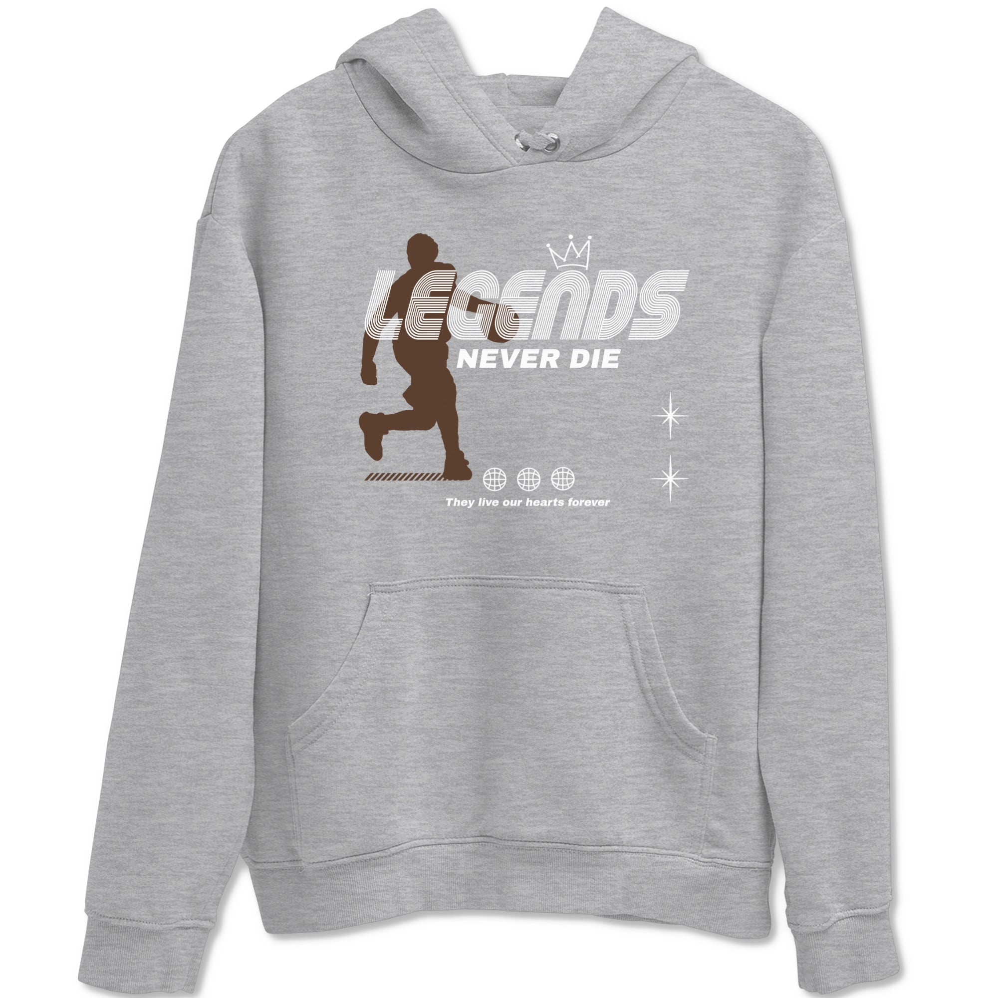 Legends Never Die snkmatch Tees - Air Jordan 12 Baroque Brown