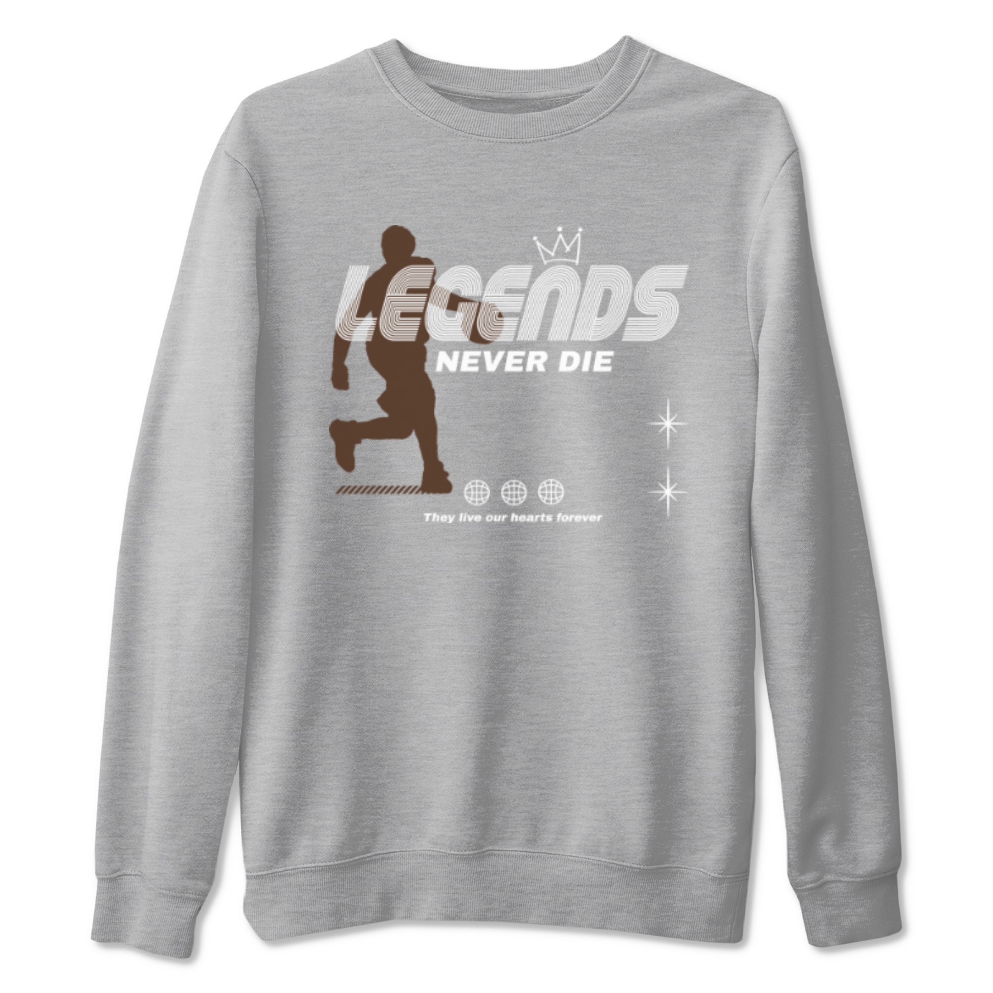Legends Never Die snkmatch Tees - Air Jordan 12 Baroque Brown