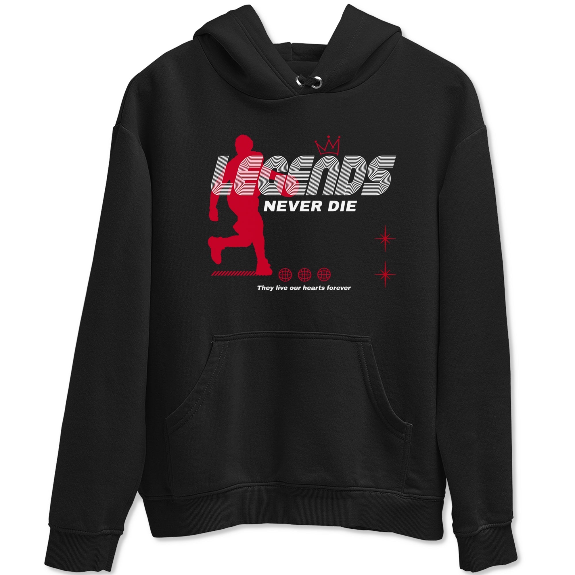 Legends Never Die snkmatch Tees - Air Jordan 12 Flu Game