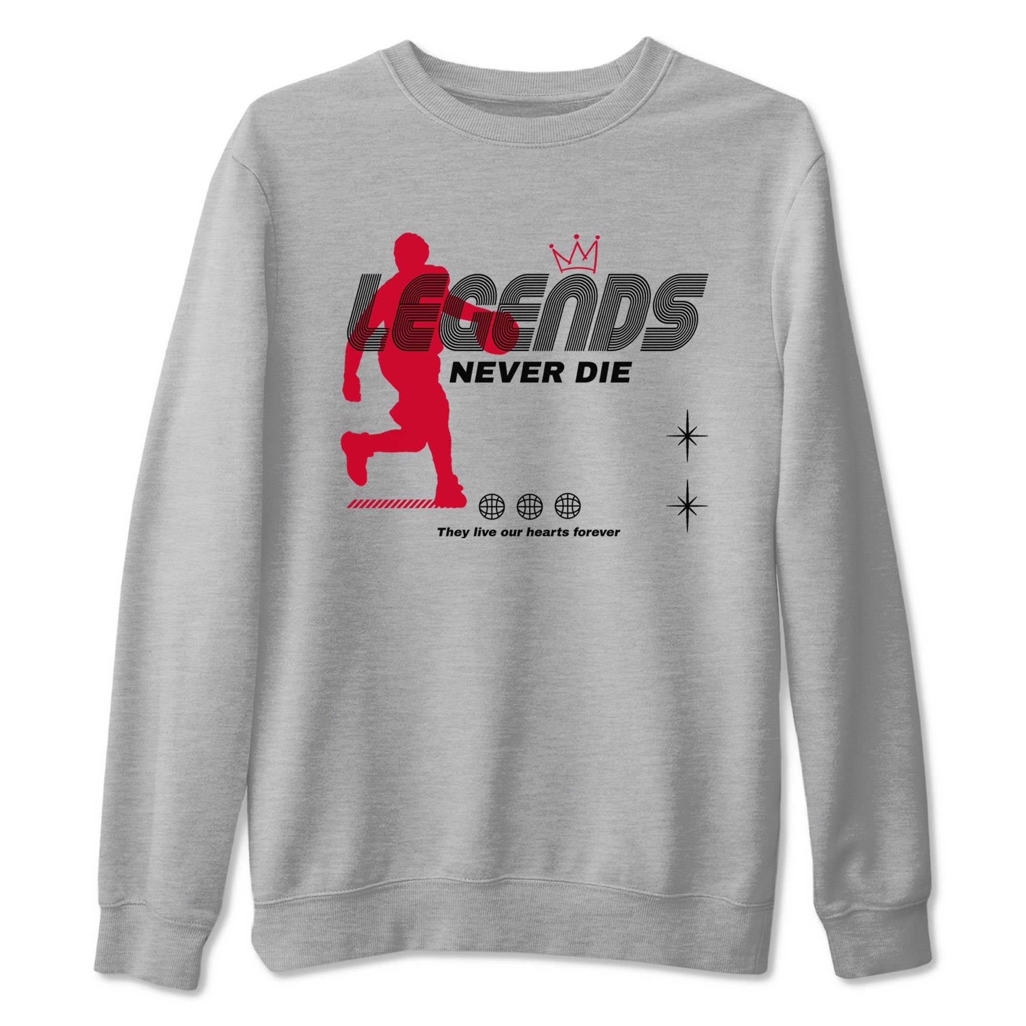 Legends Never Die snkmatch Tees - Air Jordan 12 Flu Game