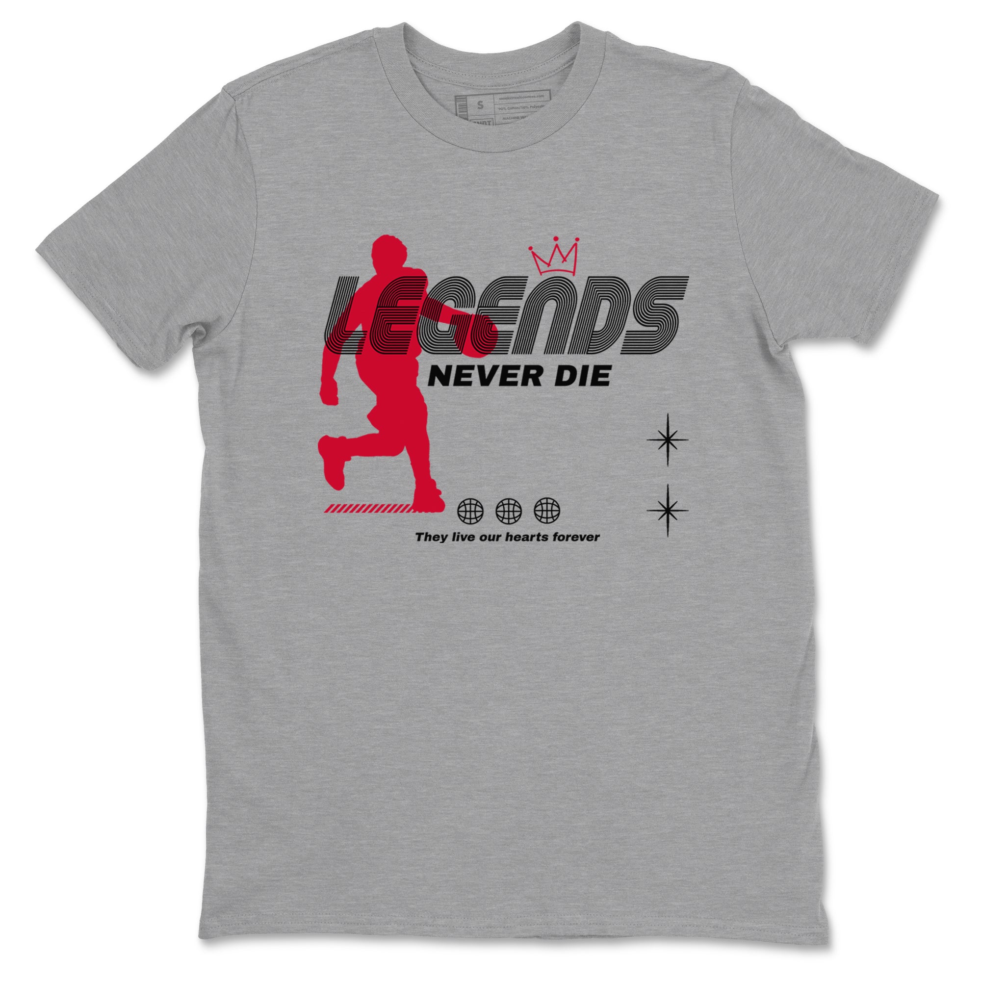 Legends Never Die snkmatch Tees - Air Jordan 12 Flu Game