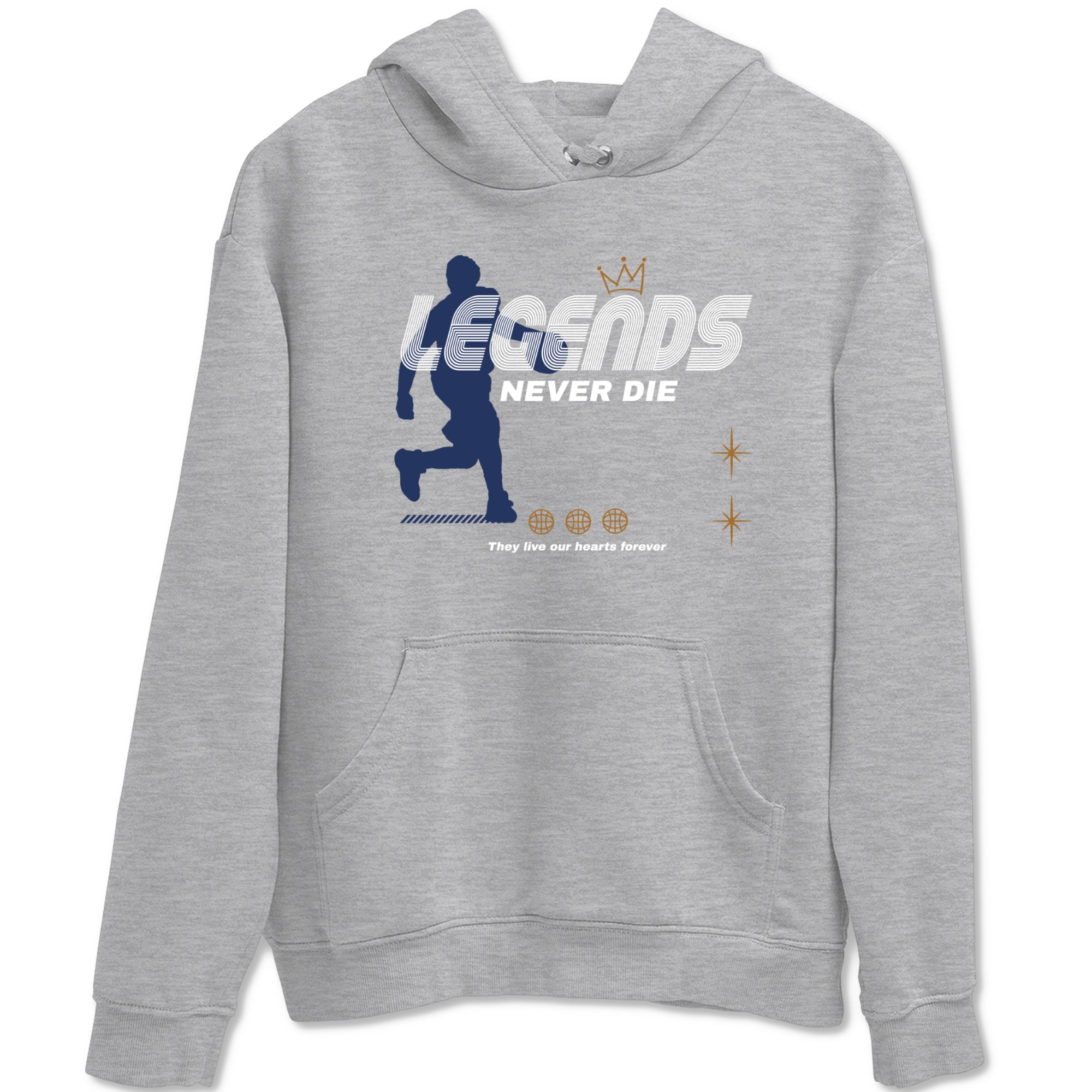 Legends Never Die snkmatch Tees - Air Jordan 13 Midnight Navy