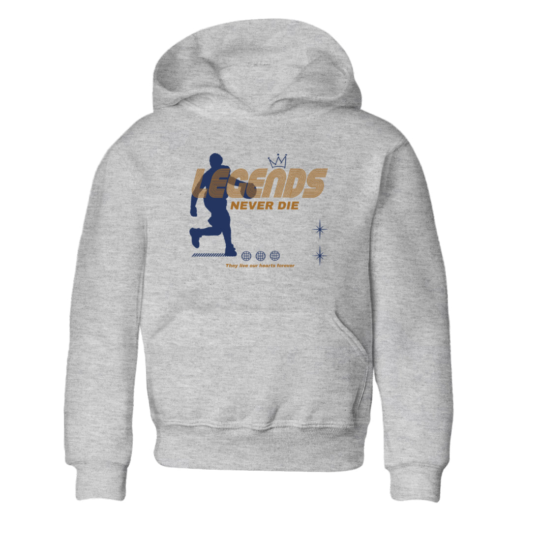 Legends Never Die snkmatch Tees Kids - Air Jordan 13 Midnight Navy