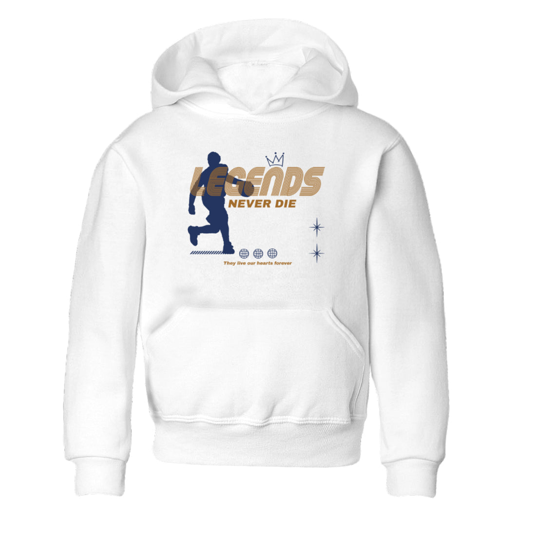 Legends Never Die snkmatch Tees Kids - Air Jordan 13 Midnight Navy