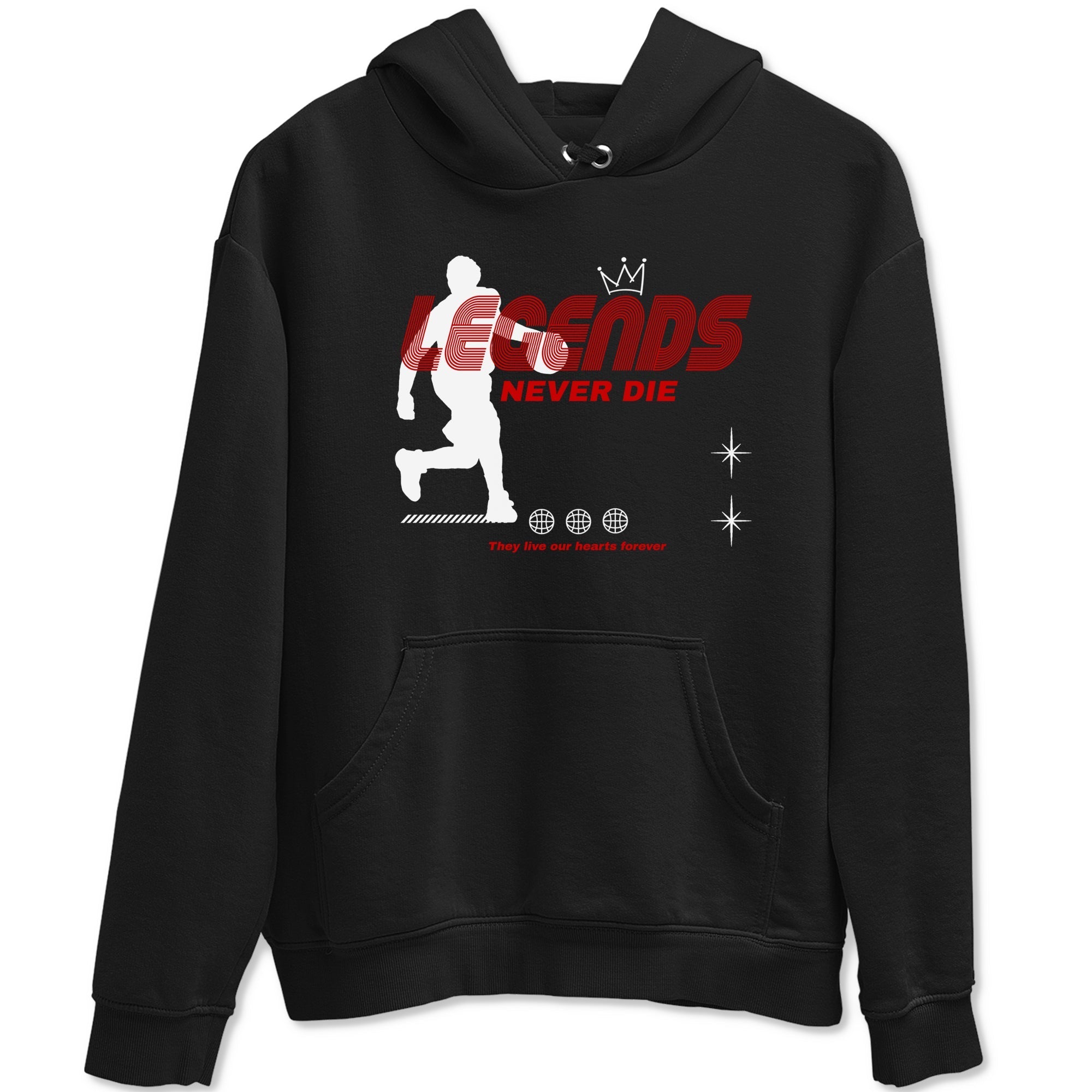 Legends Never Die snkmatch Tees - Air Jordan 14 Black Toe