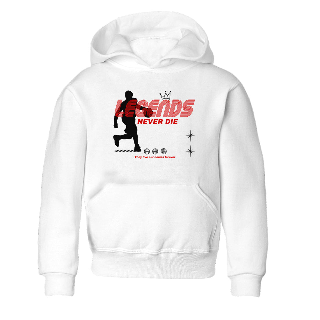 Legends Never Die snkmatch Tees Kids - Air Jordan 14 Black Toe