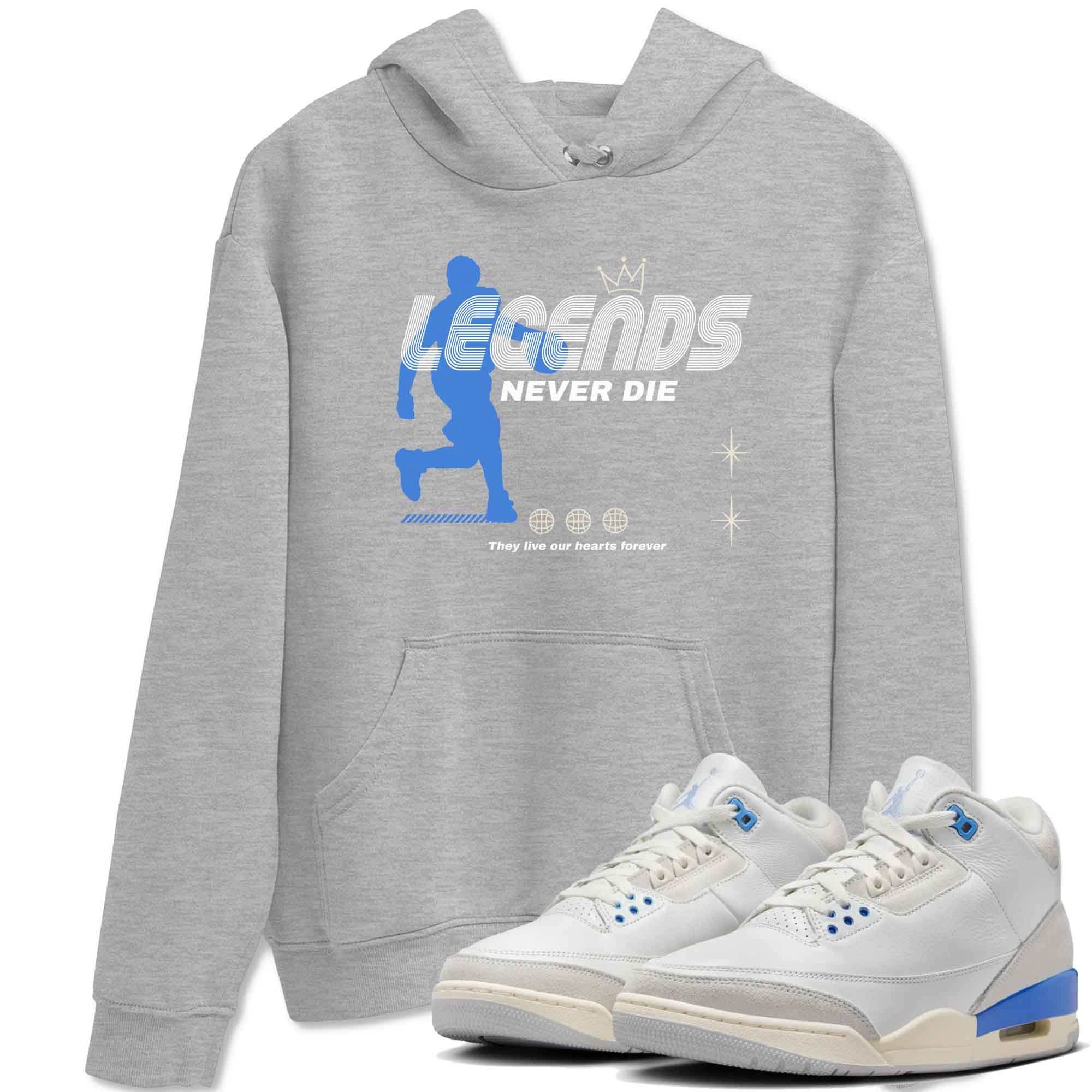 Legends Never Die snkmatch Tees - Air Jordan 3 Lucky Shorts