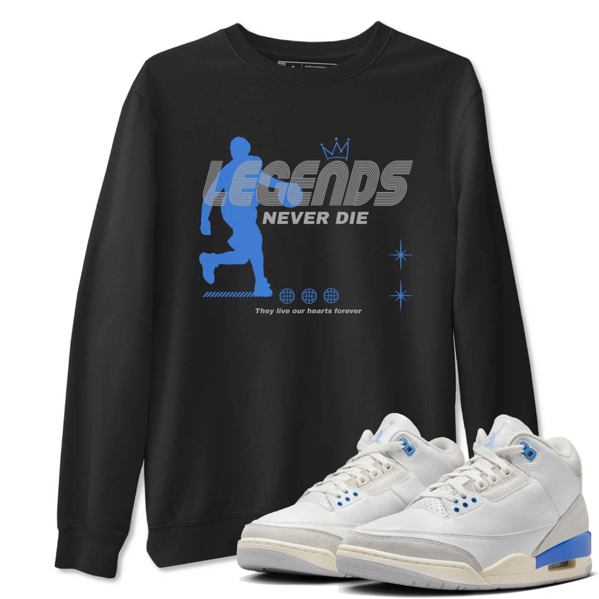 Legends Never Die snkmatch Tees - Air Jordan 3 Lucky Shorts